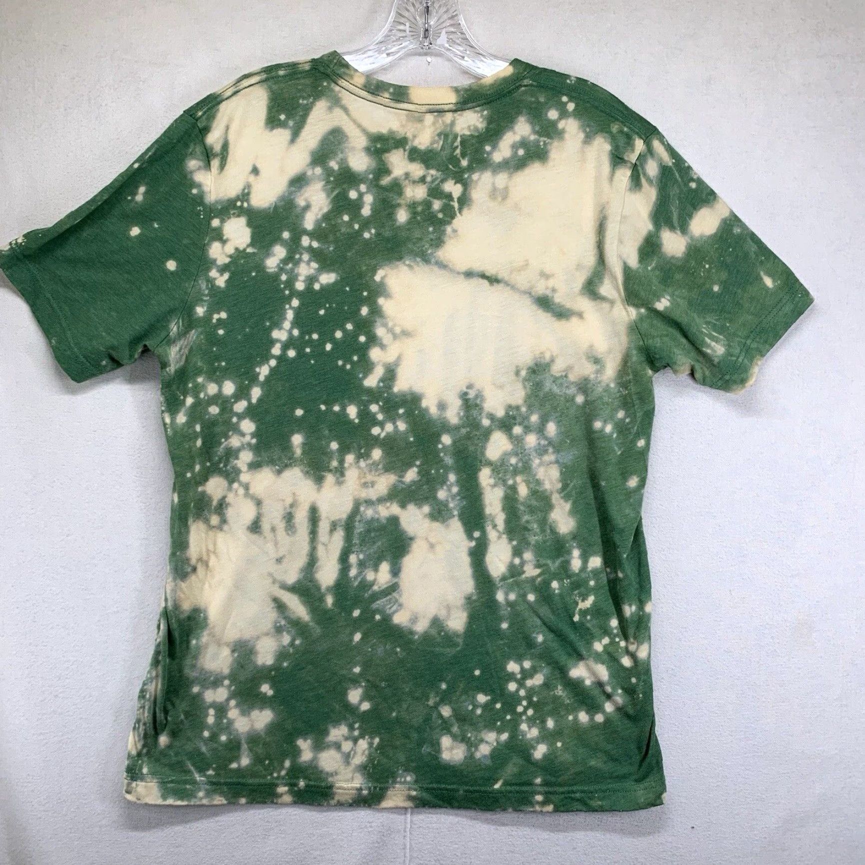 Vintage Gina Shirt Women L Green Cream Cowboy Desert Graphic Geometric Cowgirl Short Sleeve Round Neck Logo Size L / US 10 / IT 46 - 3 Thumbnail