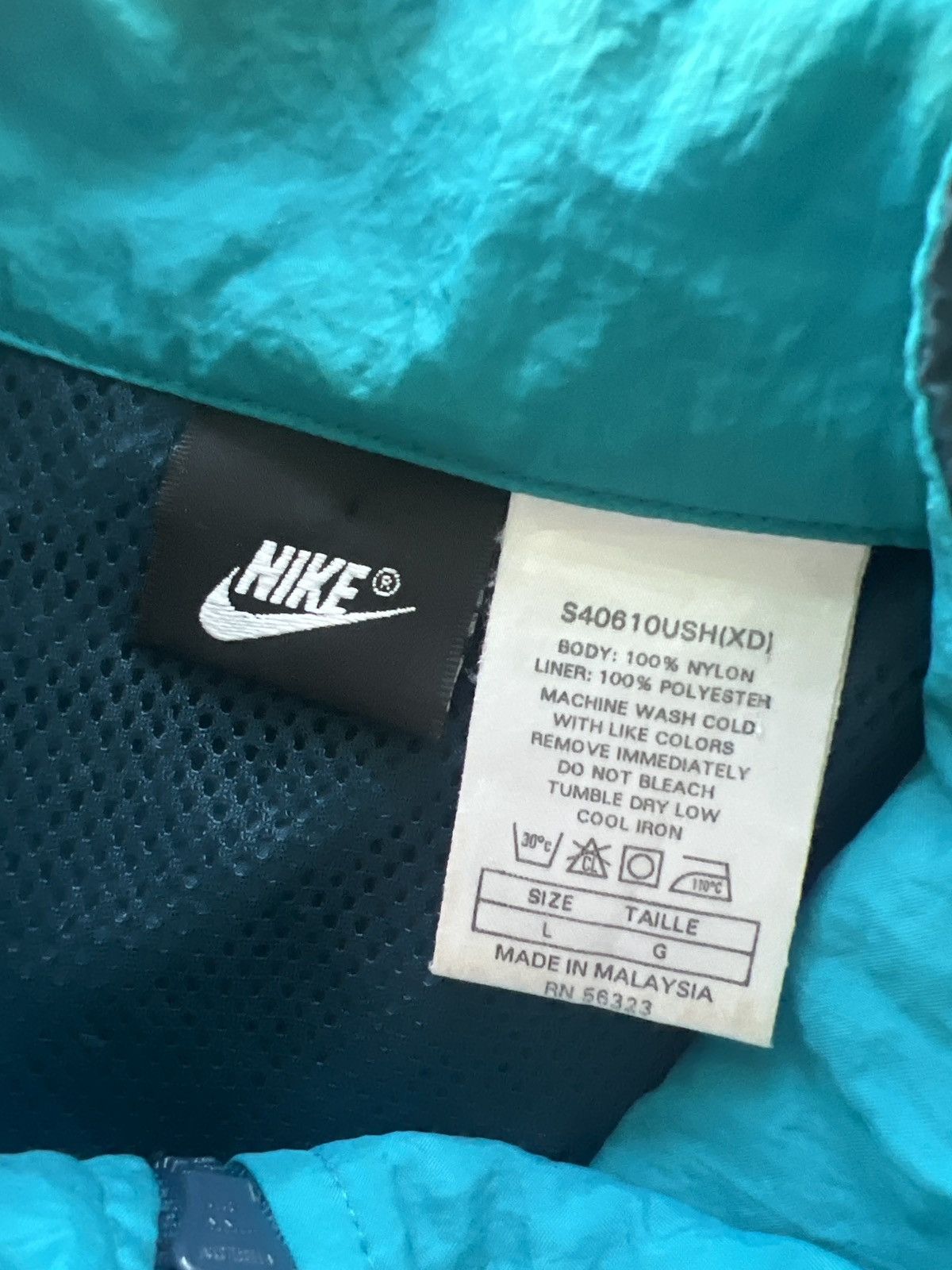 Nike 90’s Vintage Adidas Lightweight Spray Jacket (Mens L) Size US L / EU 52-54 / 3 - 7 Thumbnail