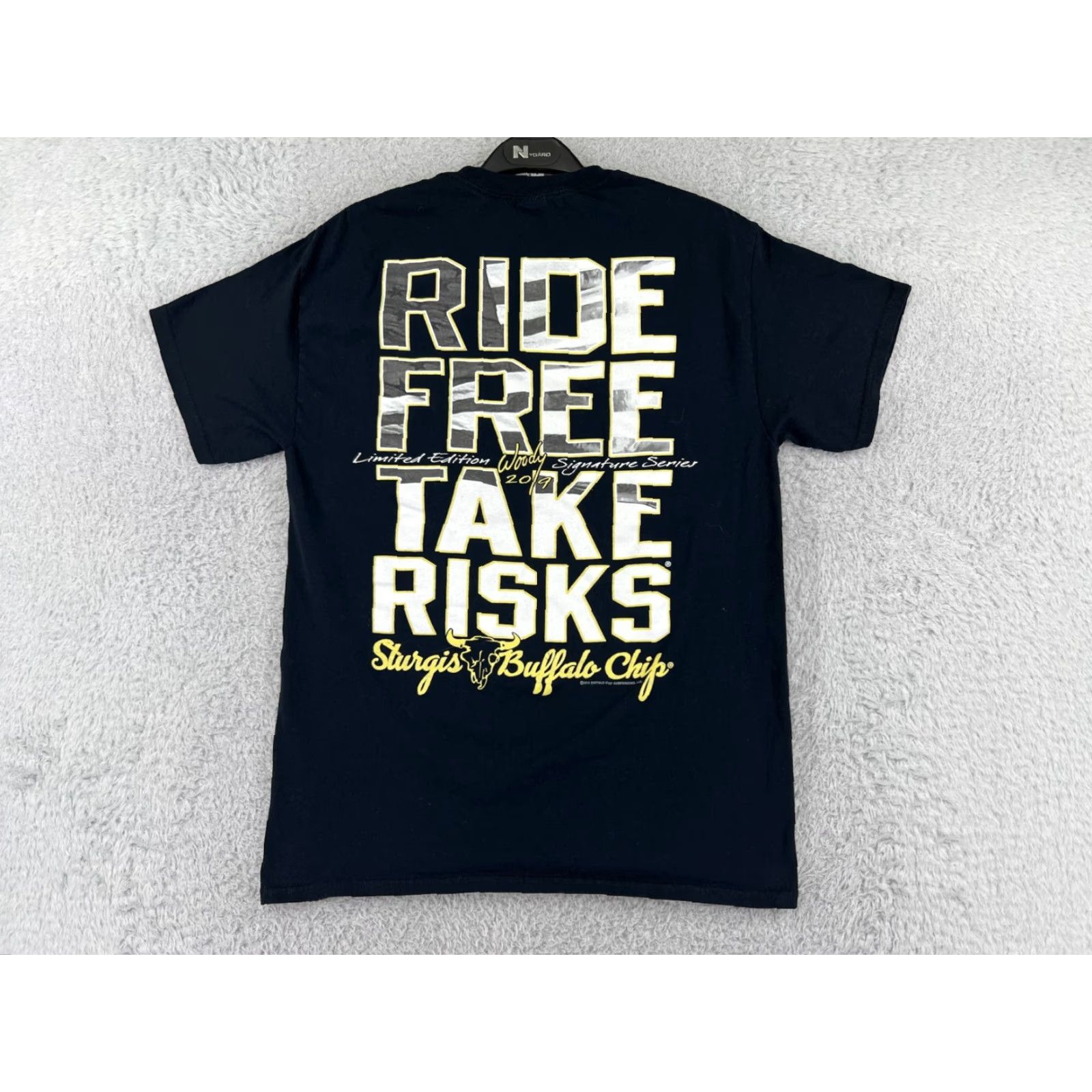 Vintage Sturgis Shirt Womens Medium Black Hills Rally 2019 100% Cotton Short Sleeve Crew Size M / US 6-8 / IT 42-44 - 2 Thumbnail