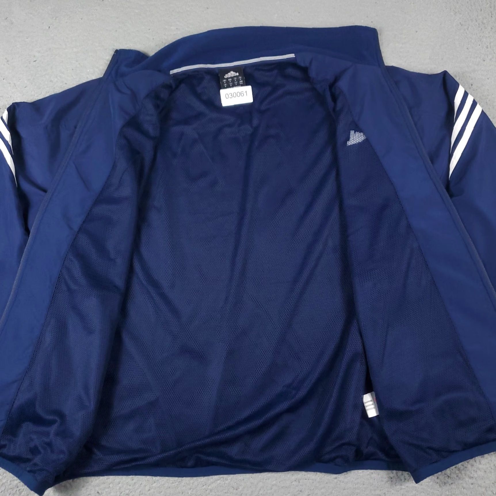 Adidas Adidas Jacket Mens M Blue Full Zip Windbreaker Winter All Seasons Sports Regular 100% Polyester Size US M / EU 48-50 / 2 - 7 Thumbnail