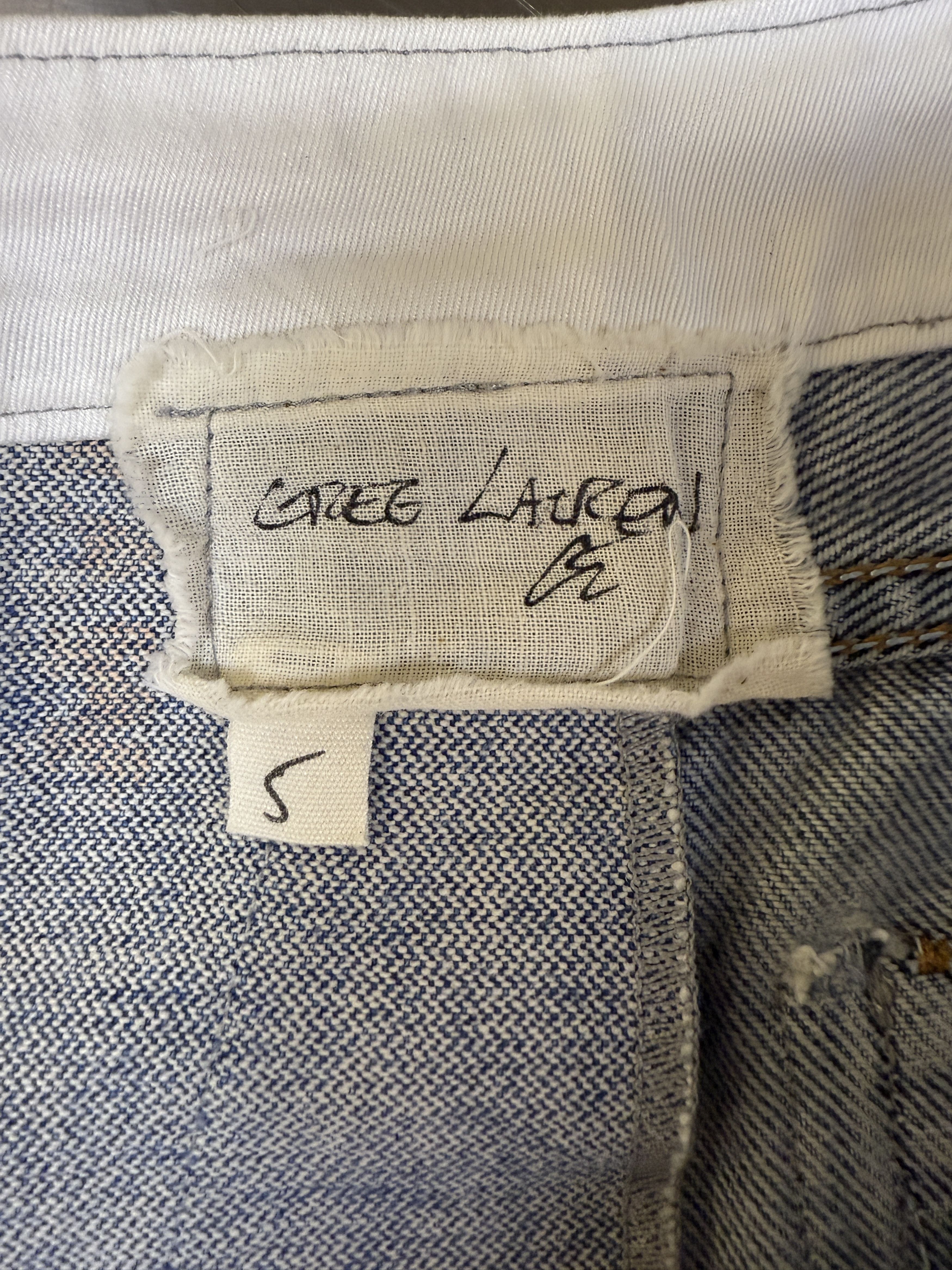 Greg Lauren Greg Lauren Distressed Denim 34 Lounge Pants Size US 38 / EU 54 - 4 Thumbnail