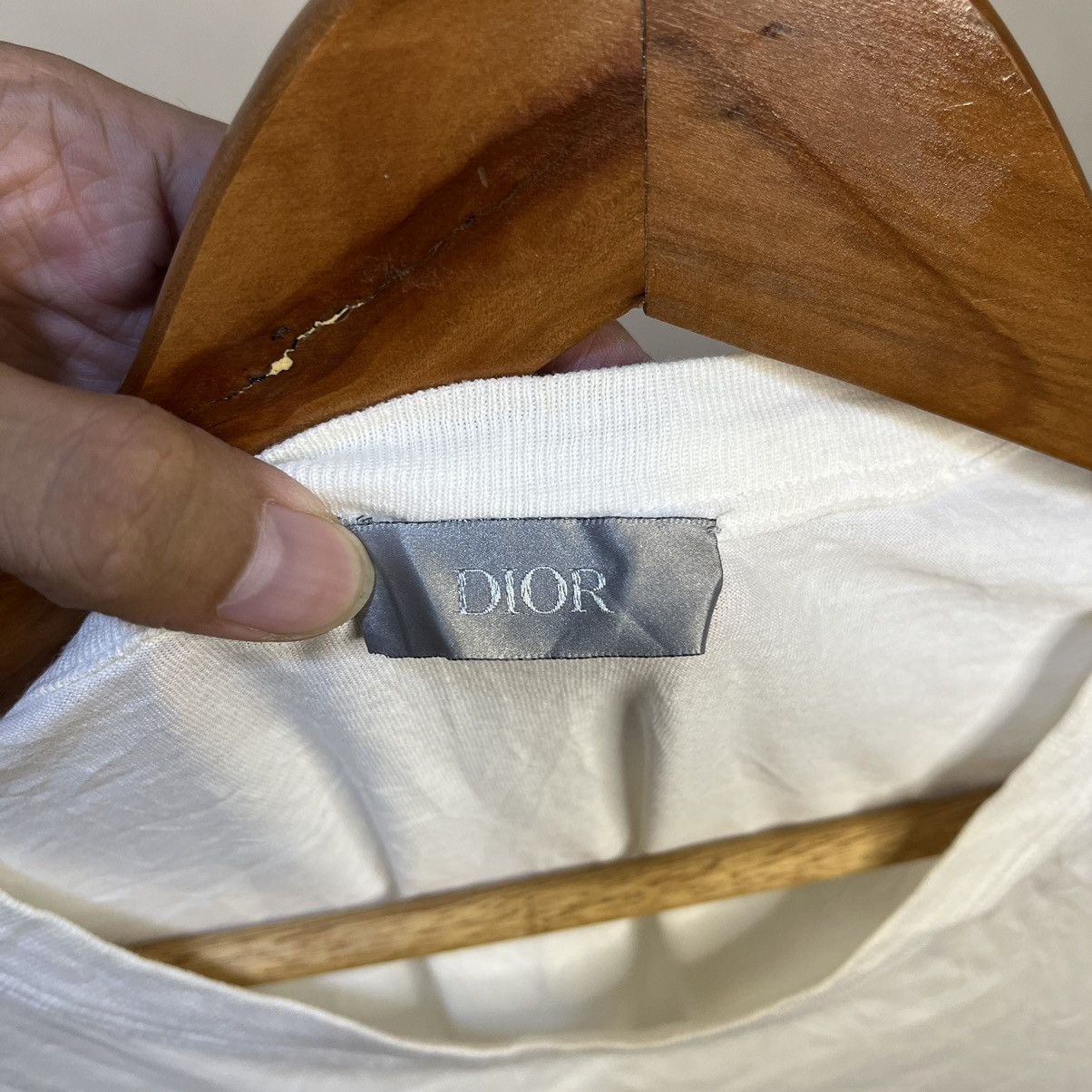 Dior Christian Dior Atelier Avenue Montaigne Logo White Shirt Size US L / EU 52-54 / 3 - 12 Thumbnail