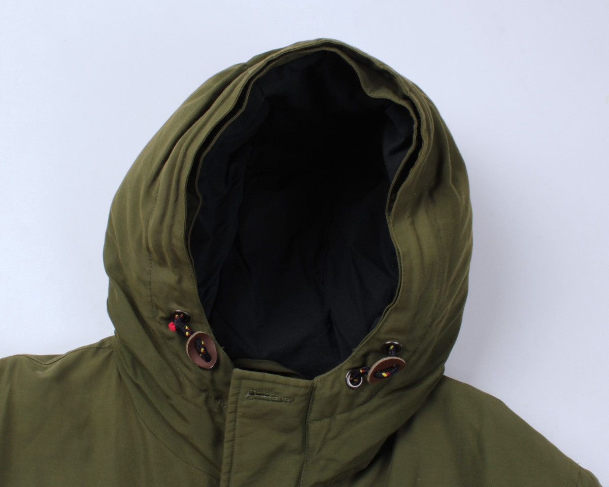 Vintage ONE TRUE SAXON Down Feather Green Khaki Parka Jacket Size US M / EU 48-50 / 2 - 13 Thumbnail