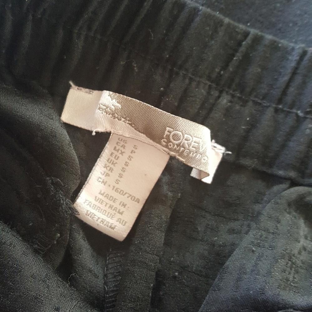 Forever 21 Black High Waisted Business Pant Size 28" / US 6 / IT 42 - 3 Thumbnail