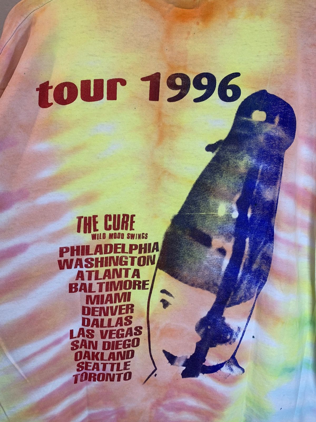 Band Tees *RARE* Vintage 1996 The Cure Wild Mood Swings Tour Art Shirt Size US L / EU 52-54 / 3 - 4 Thumbnail