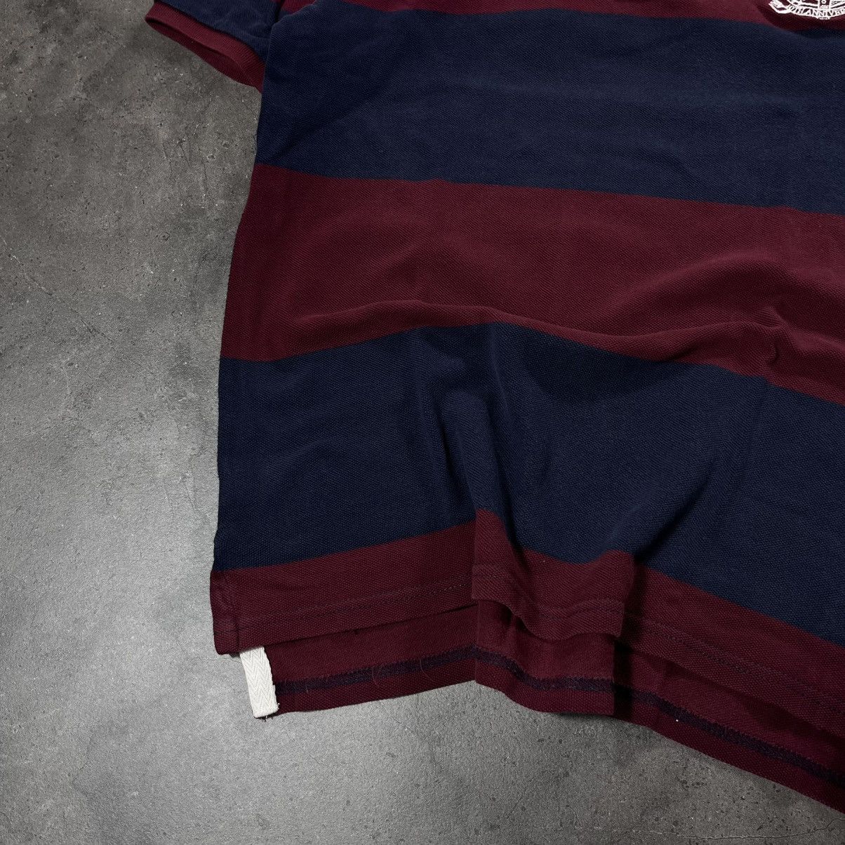 Polo Ralph Lauren Polo Ralph Lauren 00s Vintage Striped Rugby Polo Tshirt Tee Size US S / EU 44-46 / 1 - 6 Thumbnail