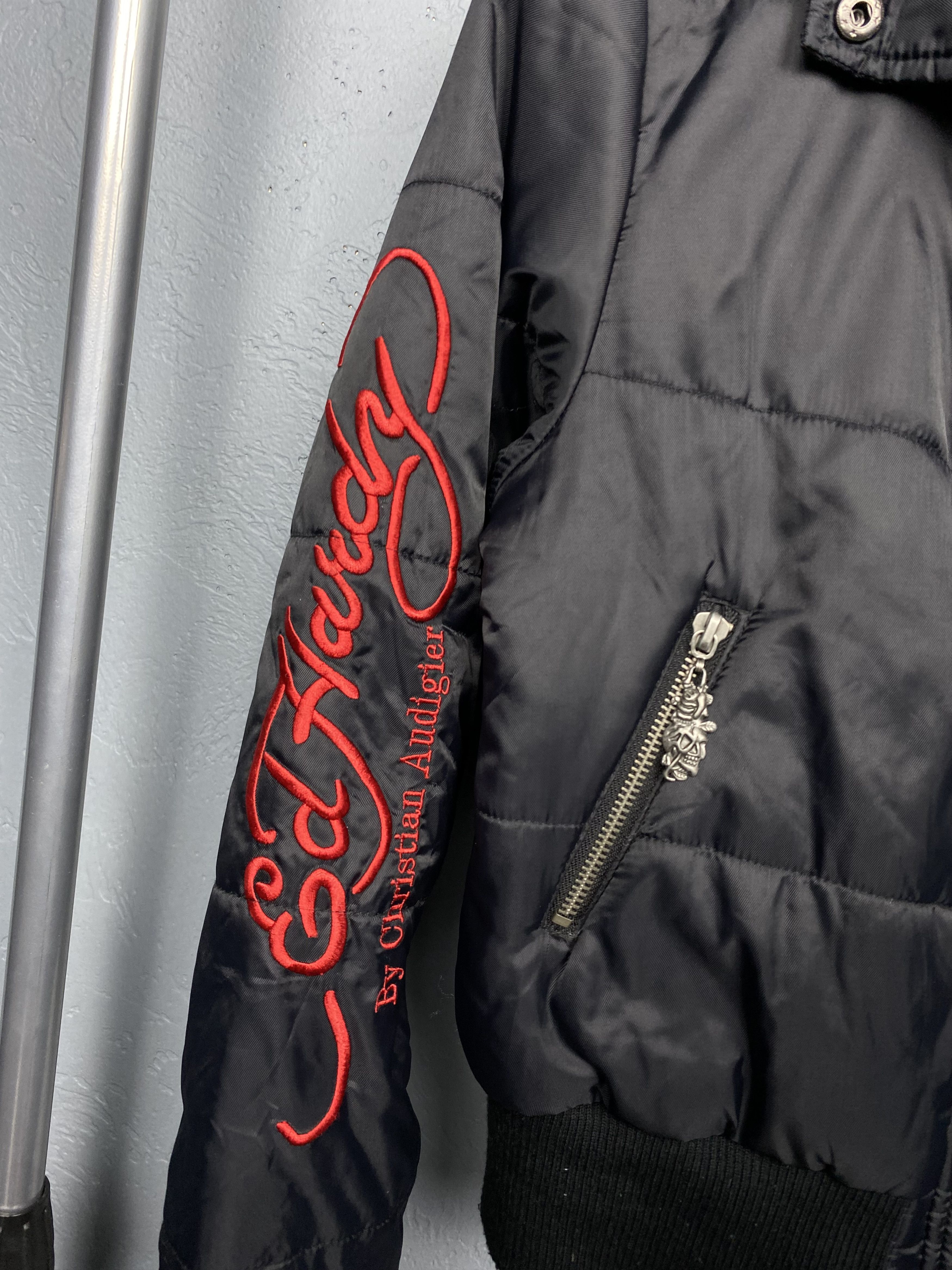 Christian Audigier × Ed Hardy Ed Hardy by Christian Audigier Vintage Womens Nylon Jacket Size S / US 4 / IT 40 - 6 Thumbnail