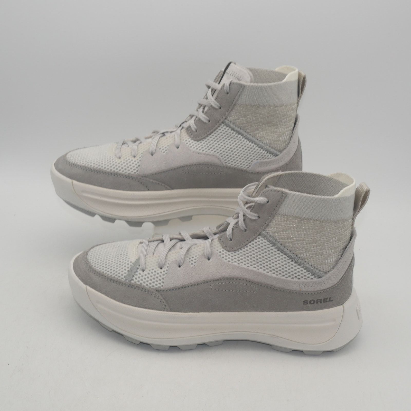 SOREL NEW Sorel ONA 503 Knit Mid Sneakers Boots Moonstone Gray Size US 7.5 / IT 37.5 - 3 Thumbnail