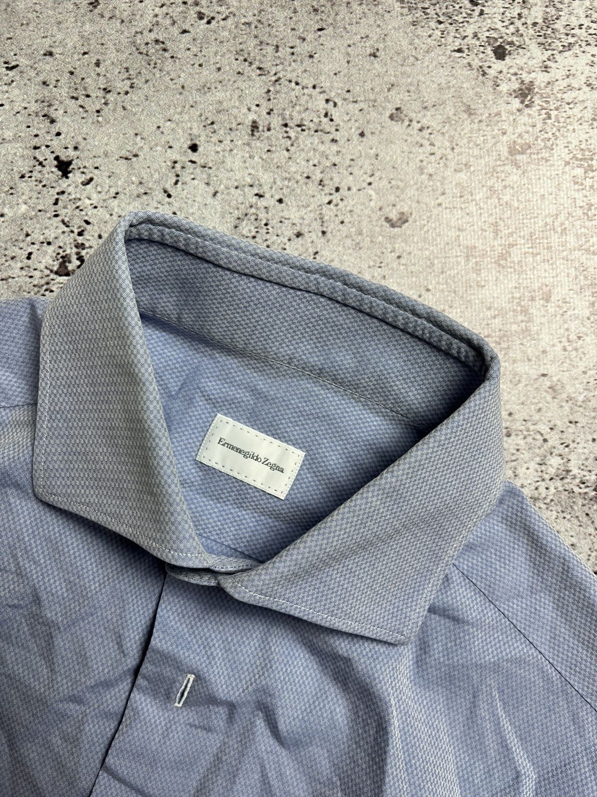 Ermenegildo Zegna 👔🐉Ermenegildo Zegna Shirt Stripped Linen Shirt Size US M / EU 48-50 / 2 - 4 Thumbnail