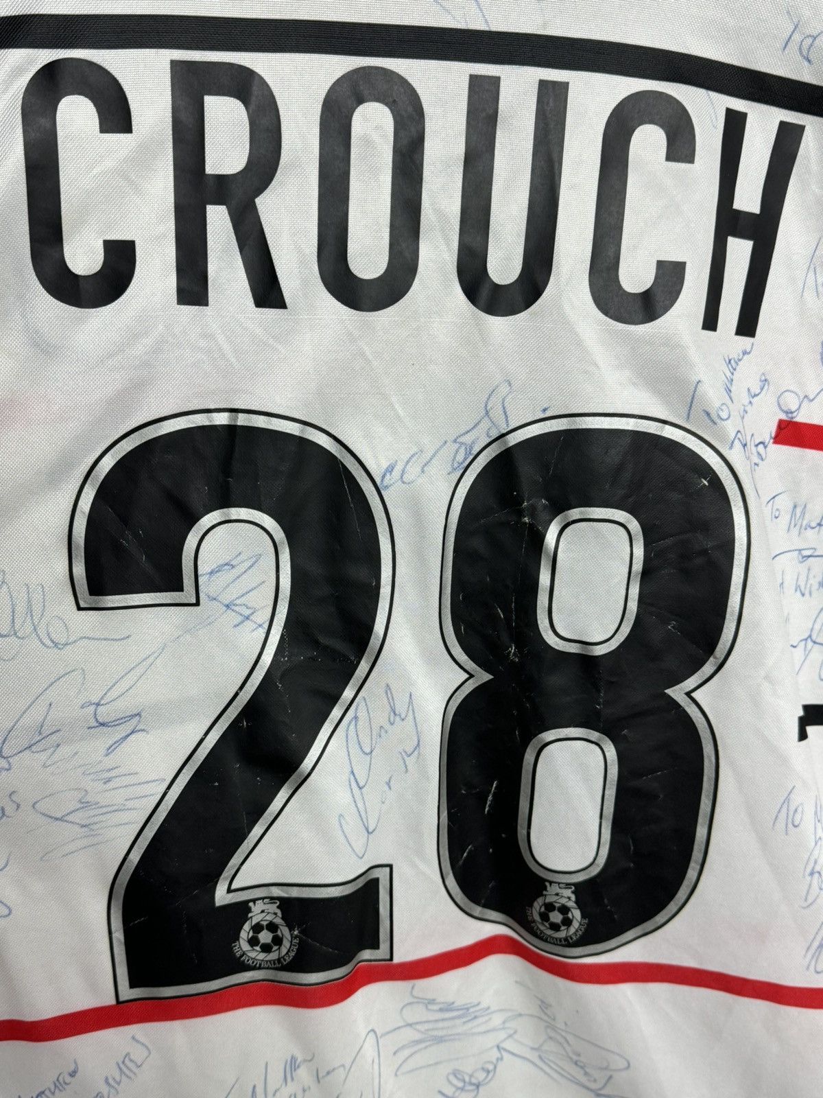 Le Coq Sportif Queens Park Rangers 99/00 Away Crouch Signed Football Jersey Size US XXL / EU 58 / 5 - 3 Thumbnail