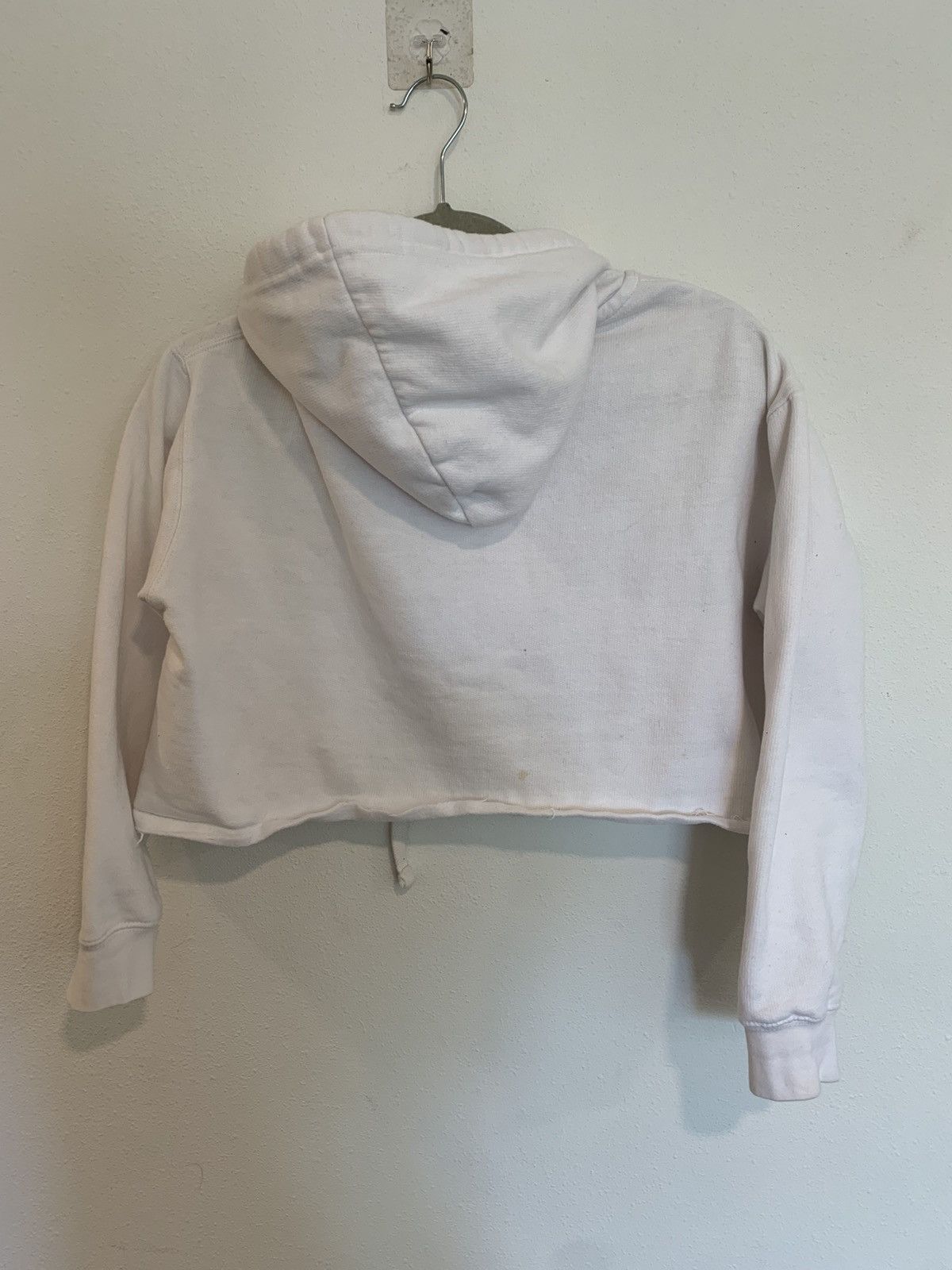 Los Angeles Apparel Los Angeles times White cropped hoodie Size S / US 4 / IT 40 - 6 Thumbnail