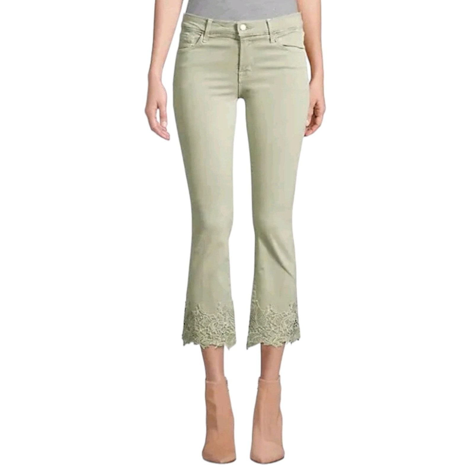 J Brand J Brand Selena Crop Bootcut Jeans in Faded Gibson 31 Size 31" - 1 Thumbnail