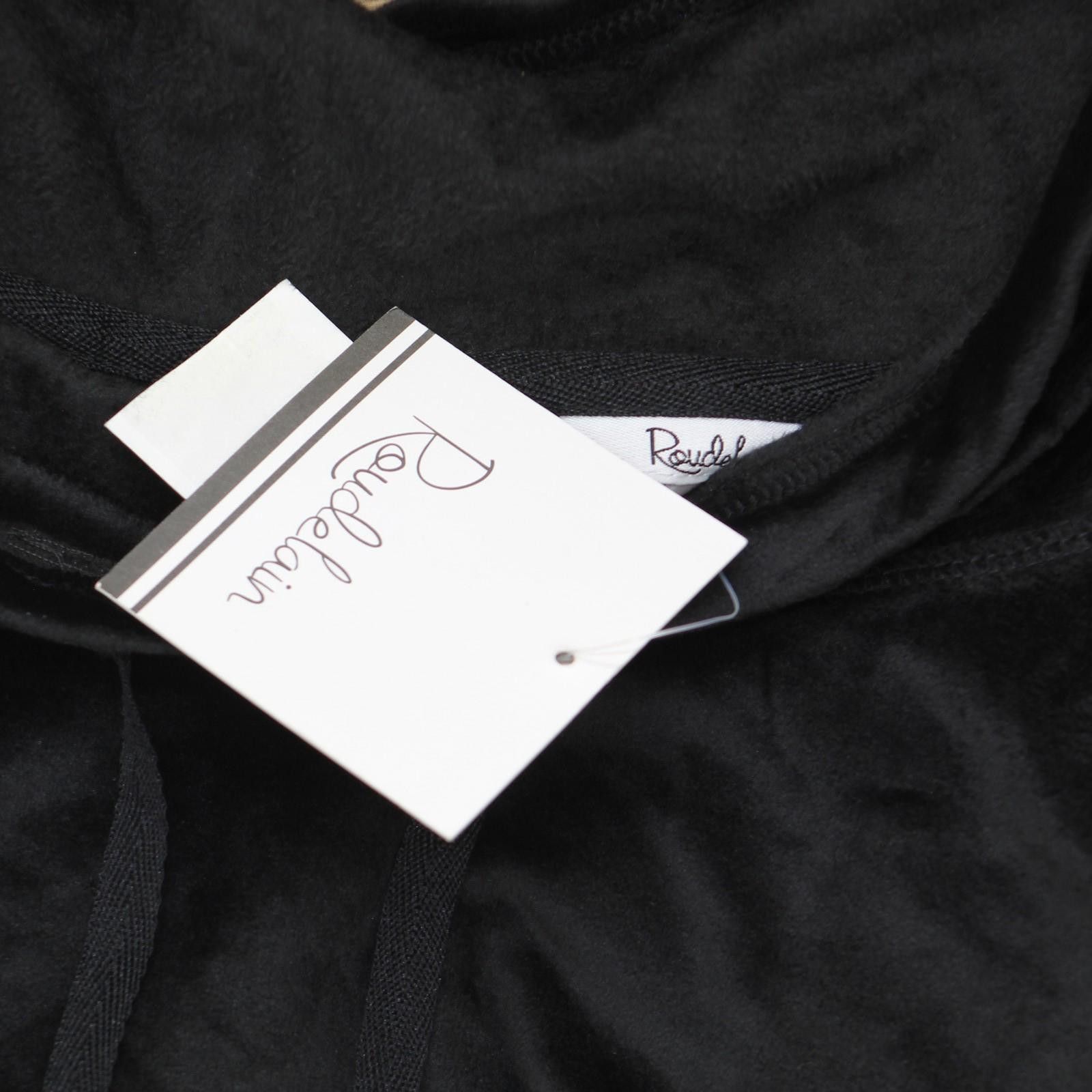 Other New Roudelain Hooded Velvet Lounge Top Ejje564m Black L Size L / US 10 / IT 46 - 3 Thumbnail