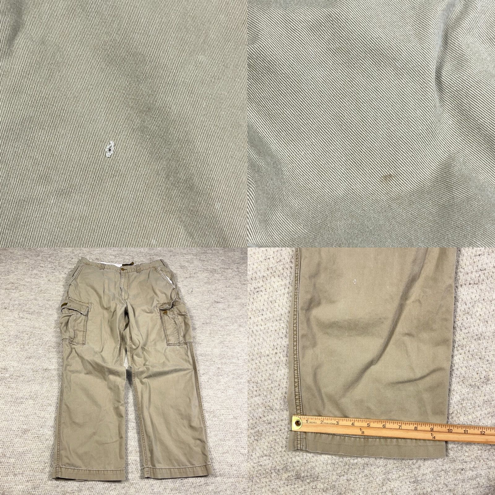 American Eagle Outfitters VINTAGE American Eagle Outfitters Cargo Pants Men 34x32 Tan Khaki Twill Baggy Y2K Skate - 34 Regular Beige Cargo 5-Pocket Mens Pants Size US 34 / EU 50 - 8 Thumbnail