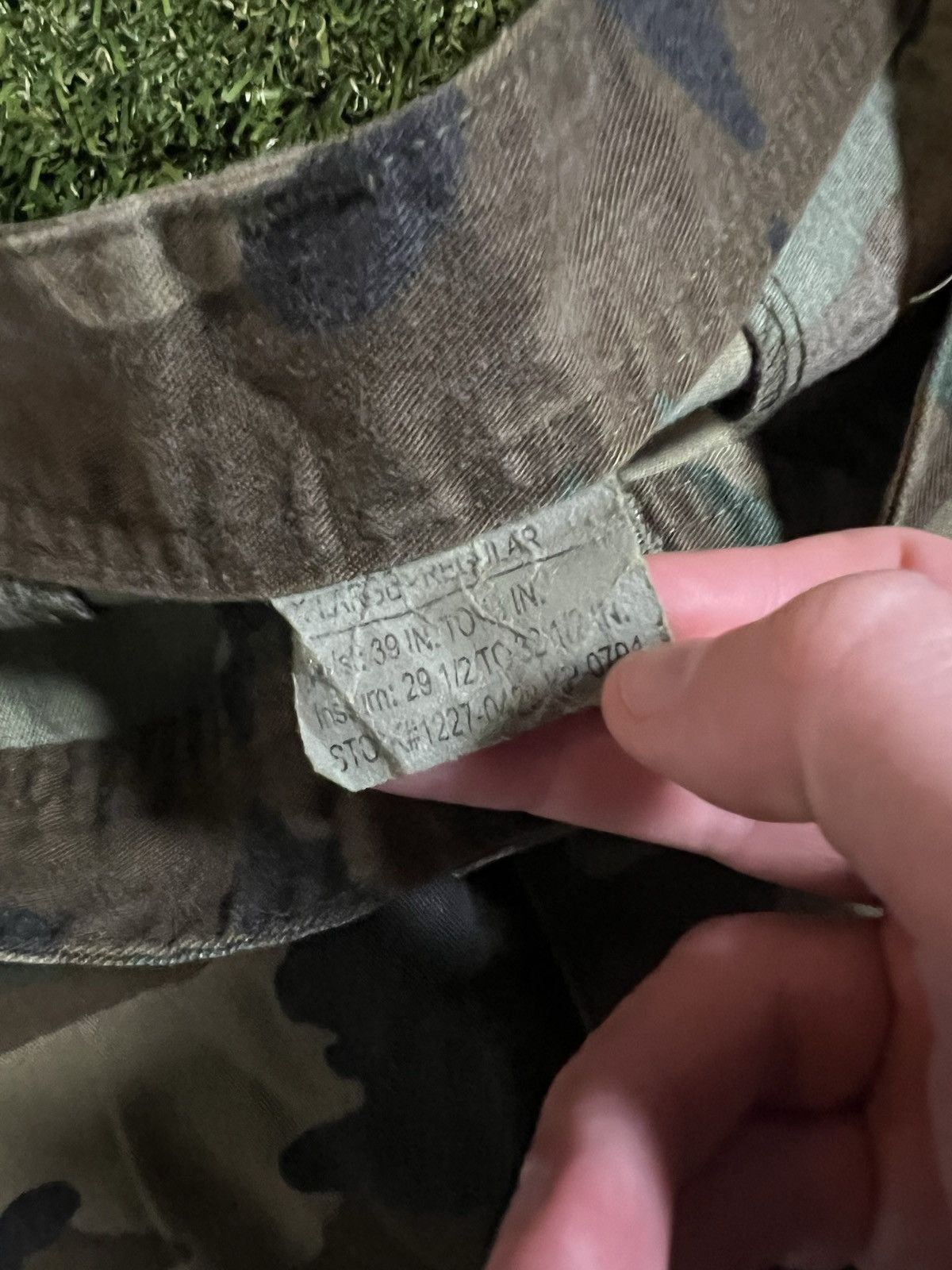 Vintage Vintage 90’s Military Grade Double Knee Baggy Camo Pants Size US 39 - 5 Thumbnail