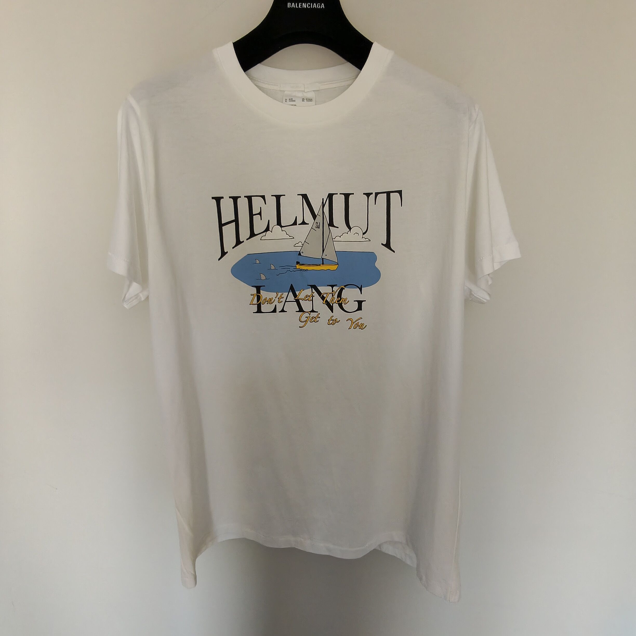 Helmut Lang X saintwoods collaboration t-shirt Size US XL / EU 56 / 4 - 1 Thumbnail