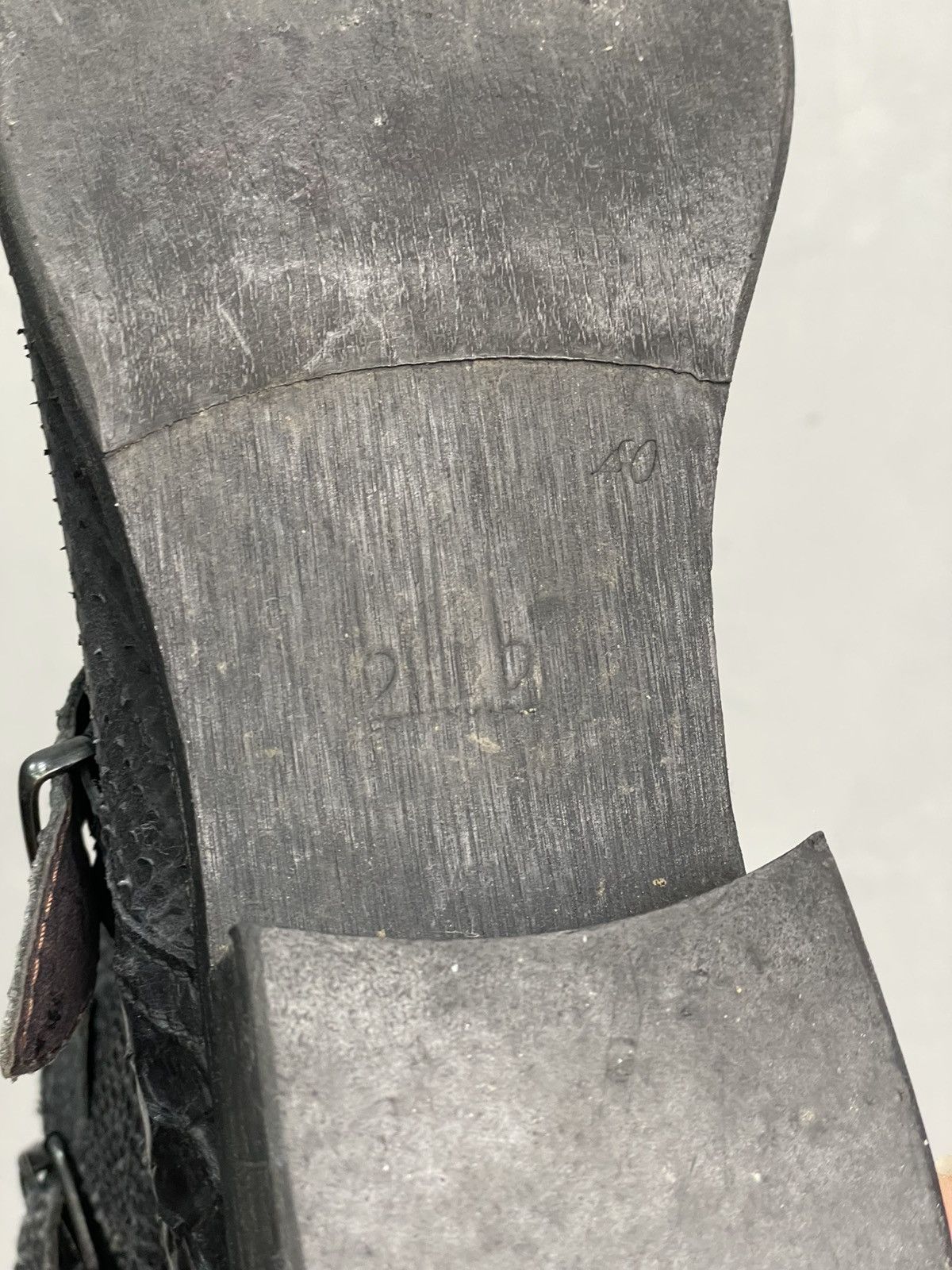 Hedi Slimane Hedi slimane style python leather snake moto ankle opium y2k Size US 8 / EU 41 - 12 Thumbnail
