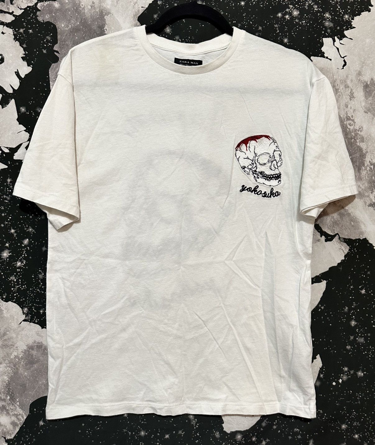 Zara Zara Man Yokosuka Japan Skull Shirt Size US S / EU 44-46 / 1 - 3 Thumbnail
