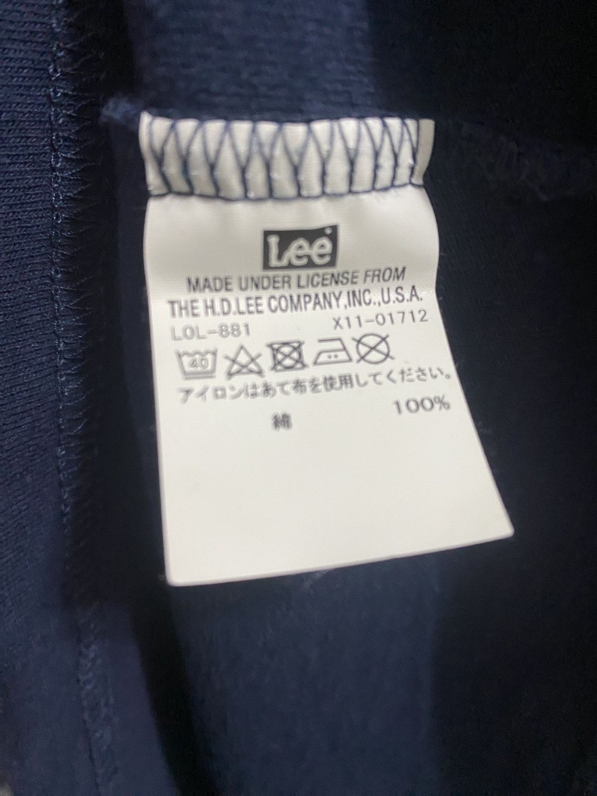 Japanese Brand × Lee × Vintage 🔥FINAL DROP🔥 LEE UNION MADE HICKORY POCKET TSHIRT Size US L / EU 52-54 / 3 - 5 Thumbnail