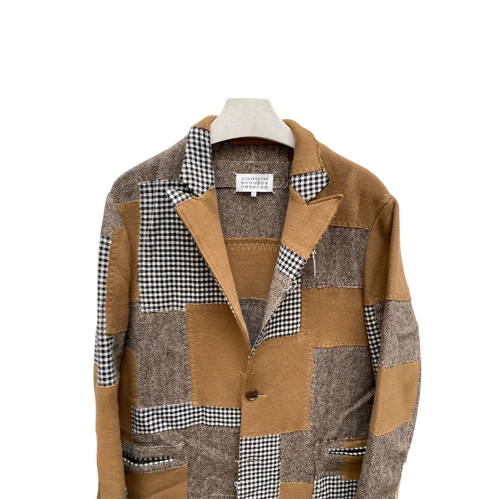 Maison Margiela 1/1 Sample FW 2017 Patchwork Wool Coat Size US M / EU 48-50 / 2 - 3 Thumbnail