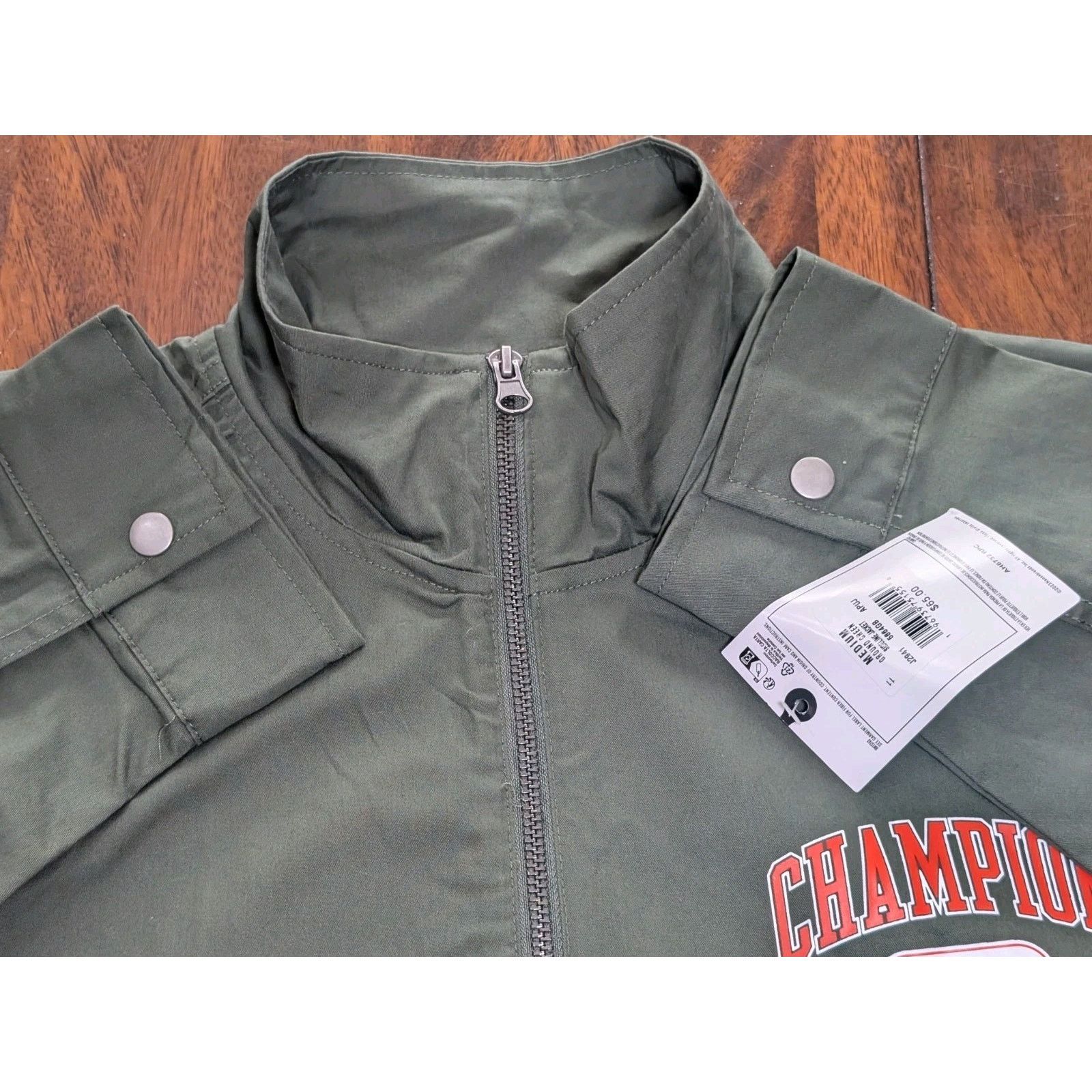 Champion Champion Lightweight Sideline Jacket Mens M Green NWT Size US M / EU 48-50 / 2 - 2 Thumbnail