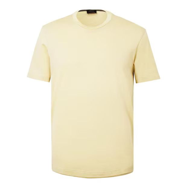 image of Brioni O1G2R1Mq0524 Crewneck T-Shirt In Ivory, Men's (Size Large)