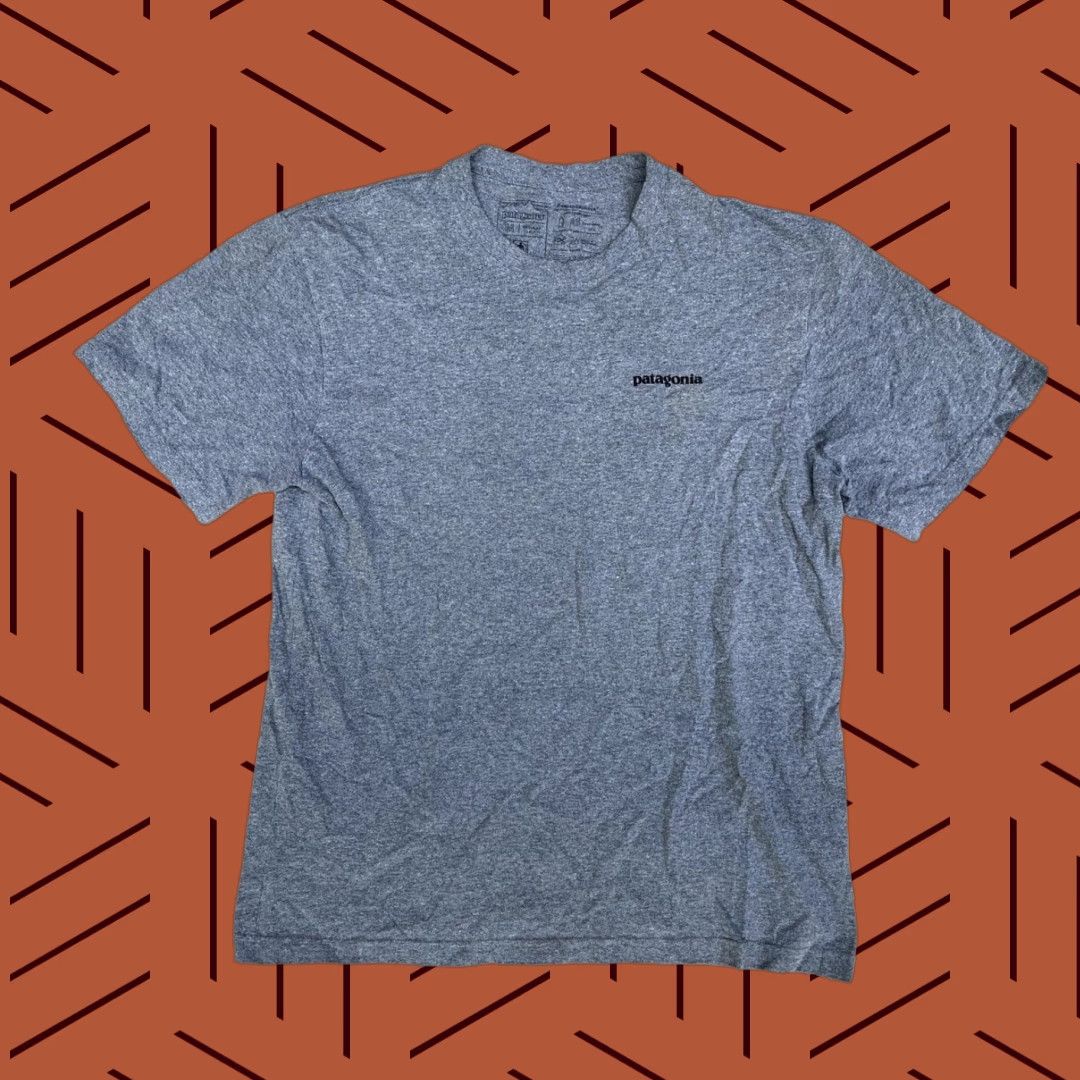 Patagonia Patagonia P-6 Back Logo Responsibili-Tee Short Sleeve Shirt Gray M Mens Shirt Size US M / EU 48-50 / 2 - 1 Thumbnail