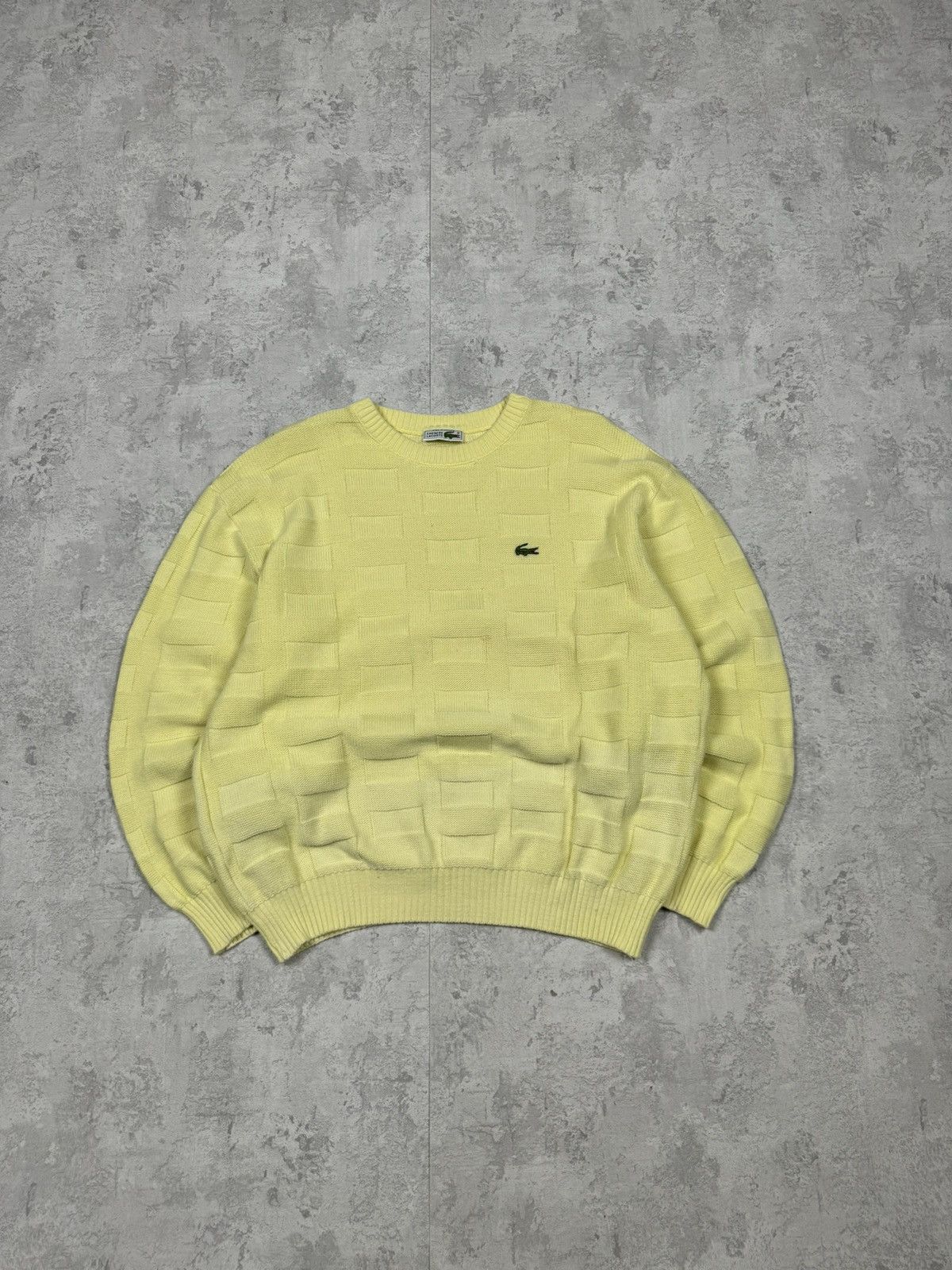 Lacoste Lacoste Y2K Yellow Sweater Size 5 Size US M / EU 48-50 / 2 - 1 Thumbnail