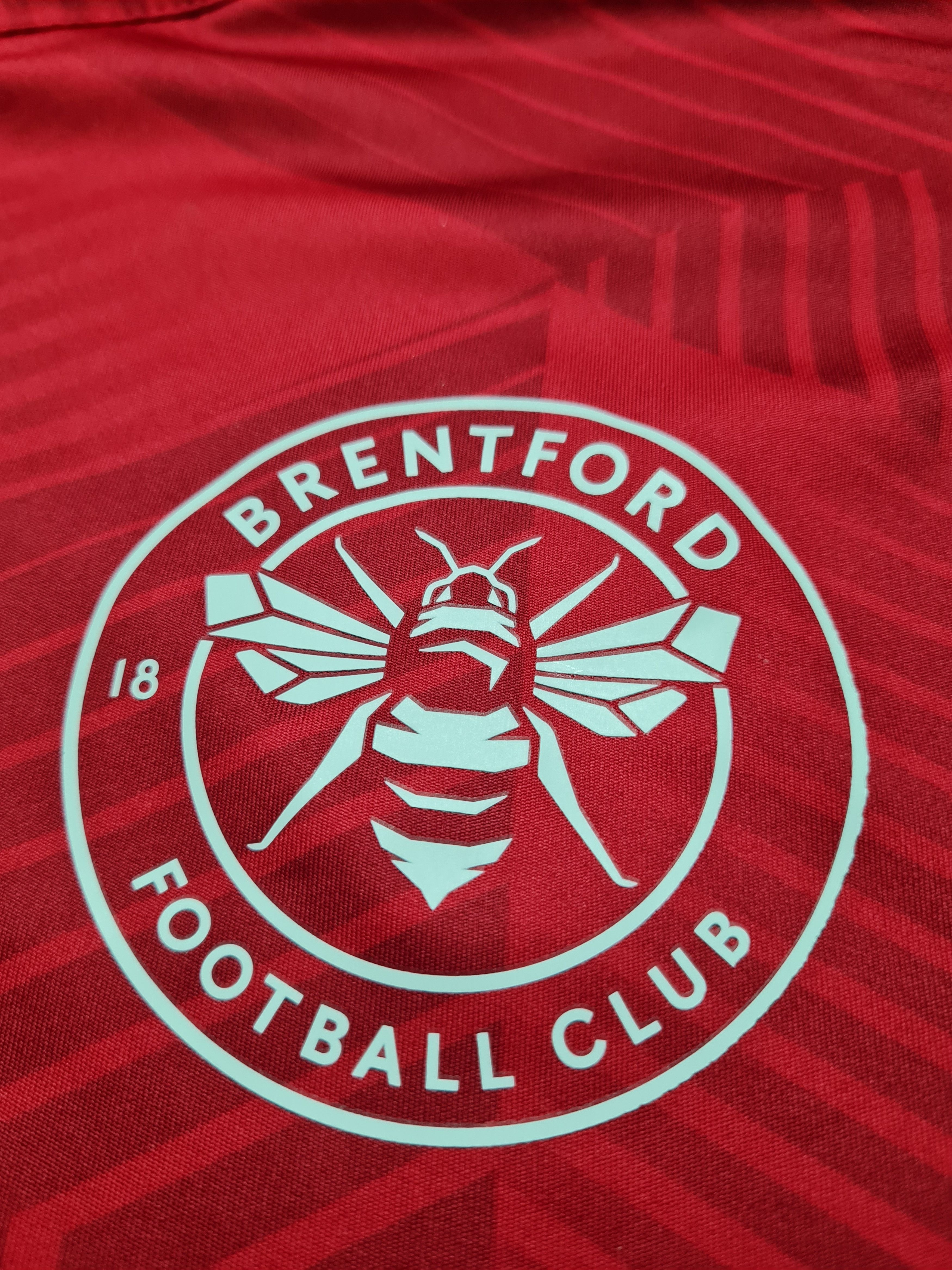 Umbro Brentford FC Umbro 2020-21 Training 1/4 Zip Drill Top Red Size US M / EU 48-50 / 2 - 2 Thumbnail