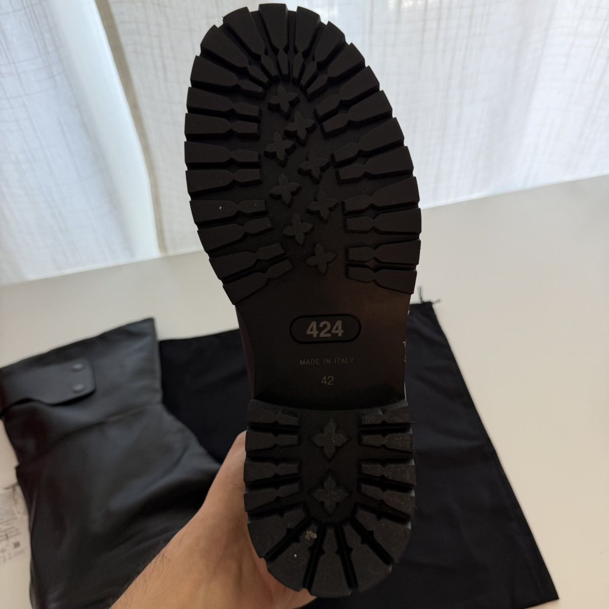 424 424 Black DragonRider Boots Size US 9.5 / EU 42-43 - 3 Thumbnail