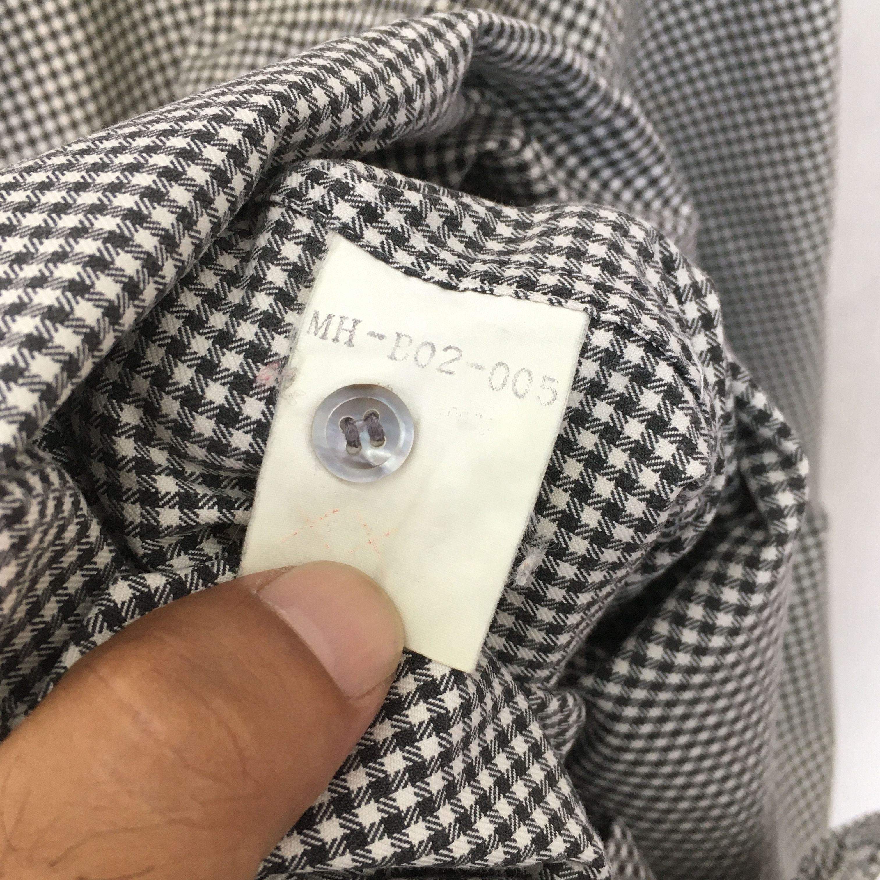 Y's for Men Vintage Ys For Men Yohji Plaid Checkered Gingham Shirt XL Size US XL / EU 56 / 4 - 6 Thumbnail