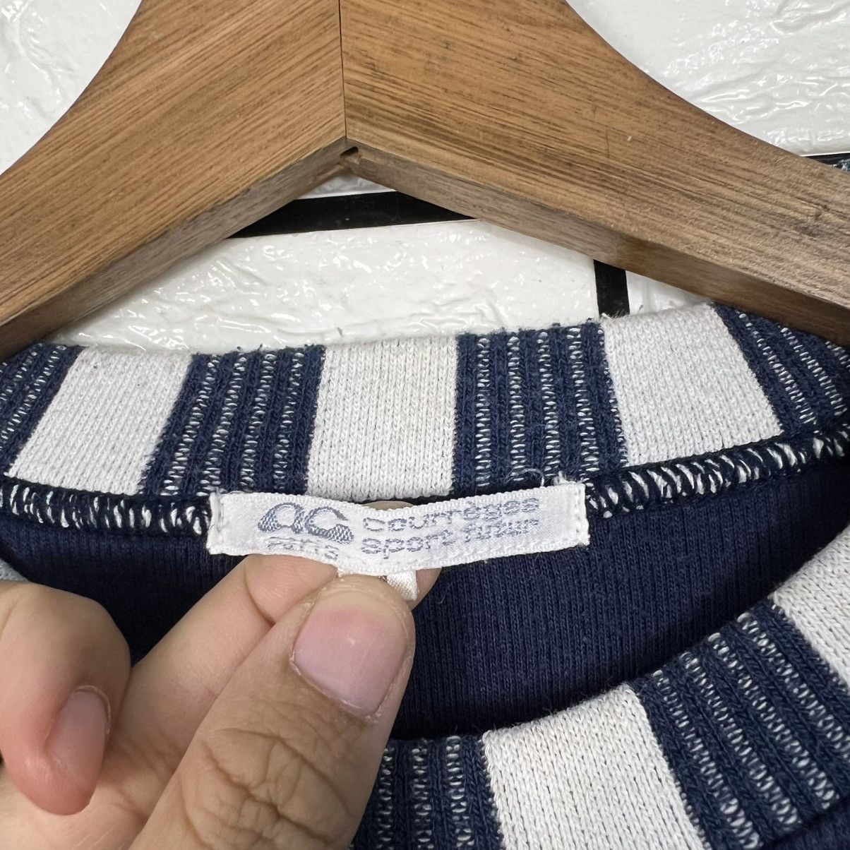 Courreges Vintage COURREGES Sport Futur Crewneck Sweatshirt #3992-C182 Size M / US 6-8 / IT 42-44 - 9 Thumbnail
