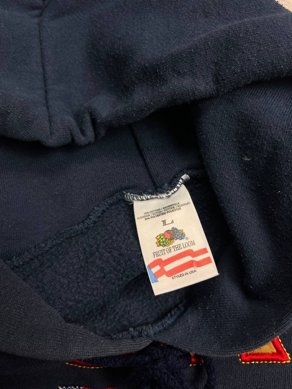 Other VINTAGE USA SPORT EMBROIDERY BOXY HOODIE Y2K L Size US L / EU 52-54 / 3 - 4 Thumbnail