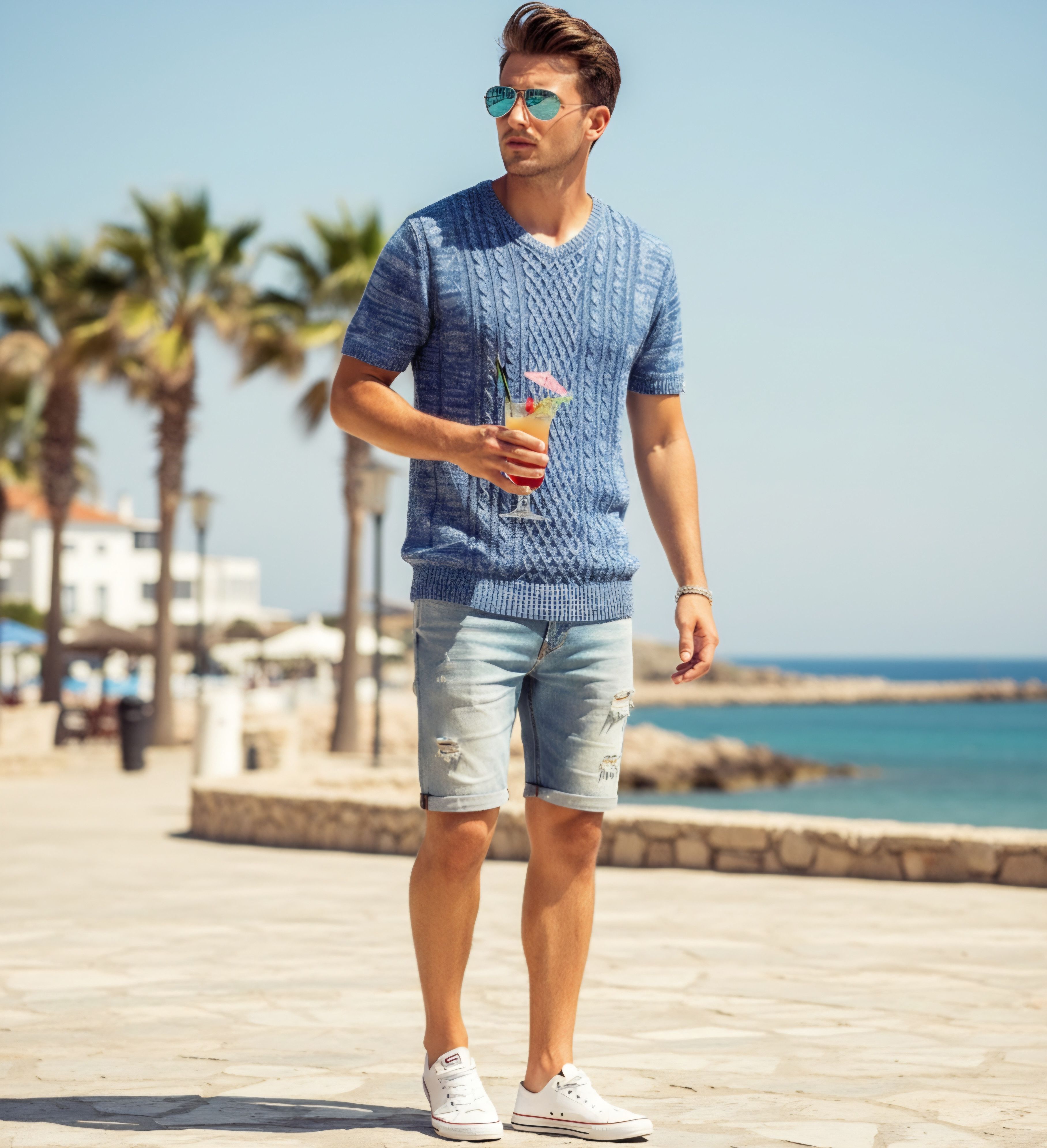 Vanquish Designer Brand Vanquish Unisex Lightweight Summer Knitwear Size US M / EU 48-50 / 2 - 8 Thumbnail
