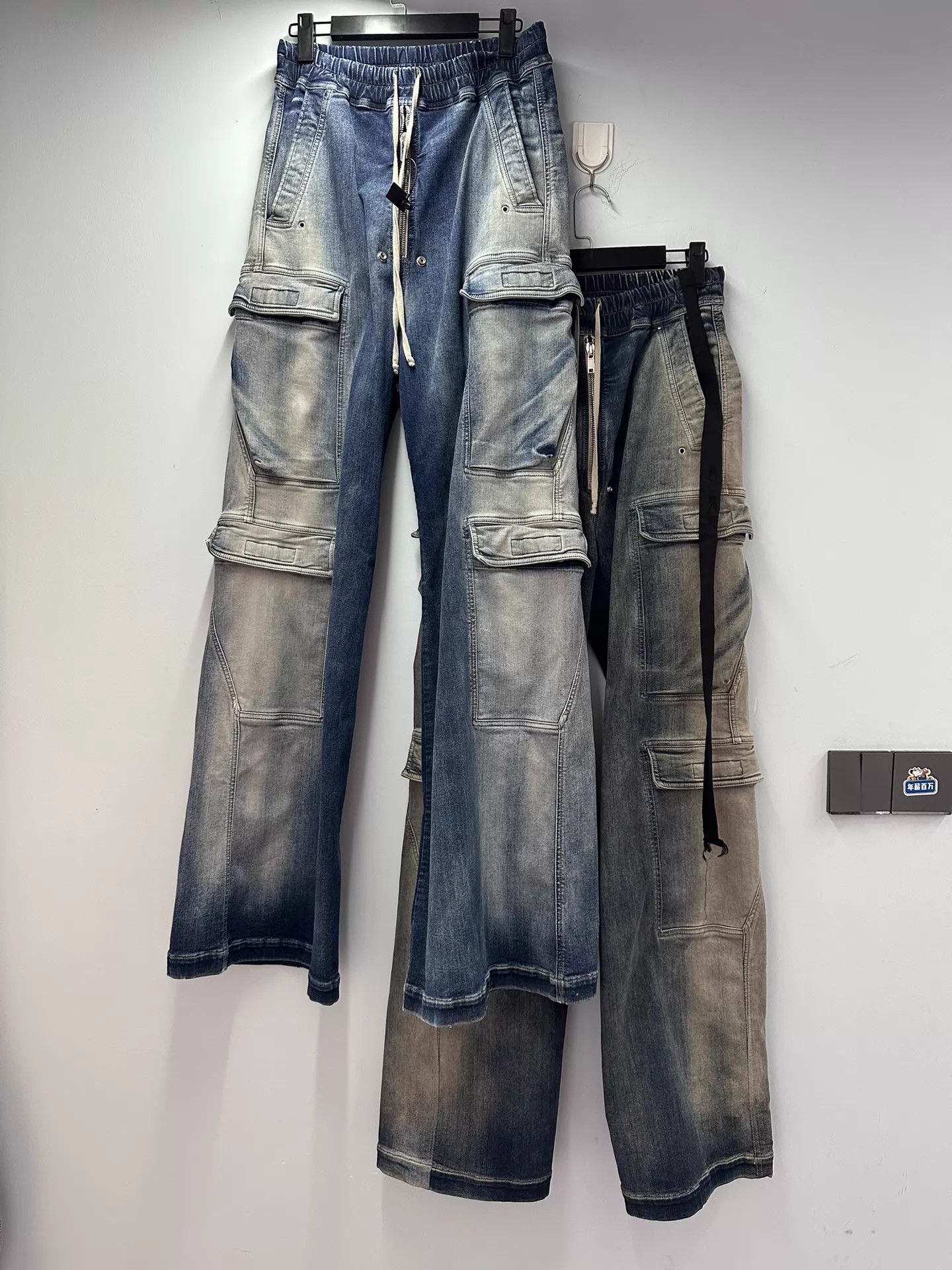 Rick Owens Rick Owens DRKSHDW 23ss Bela Cargo Gradient Jeans S Size US 30 / EU 46 - 7 Thumbnail