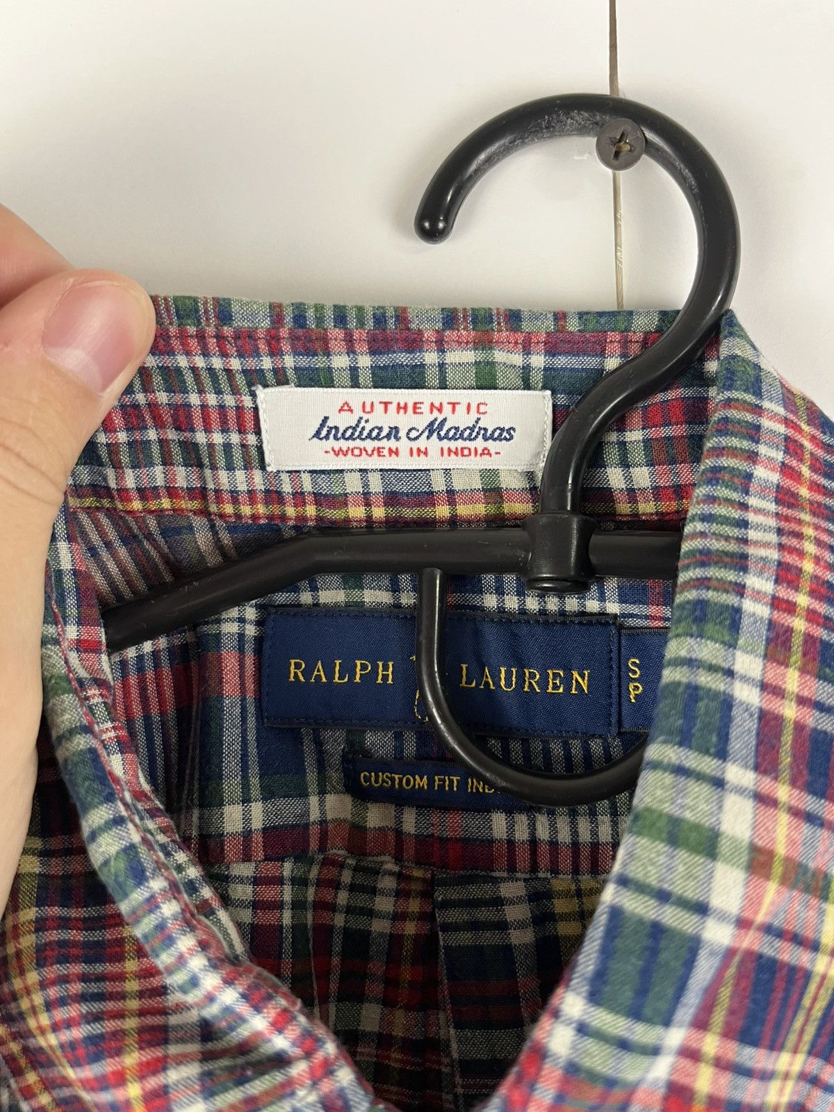 Ralph Lauren Ralph Lauren Plaid Indian Cotton ShortSleeve Shirt Button Up Size US S / EU 44-46 / 1 - 6 Thumbnail