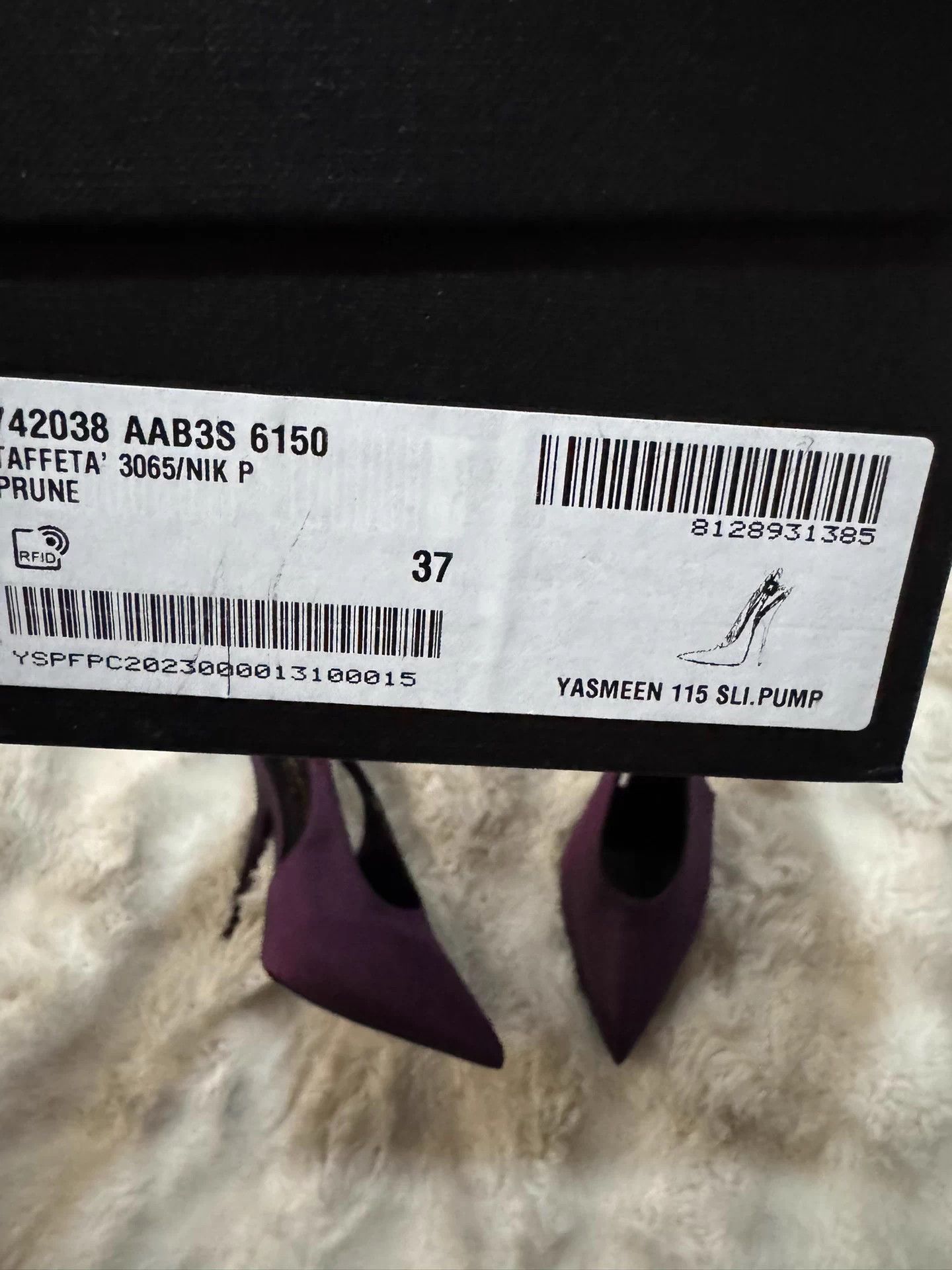 Saint Laurent Paris Saint Laurent YSL new rhinestone gradient purple Size US 6 / IT 36 - 9 Thumbnail