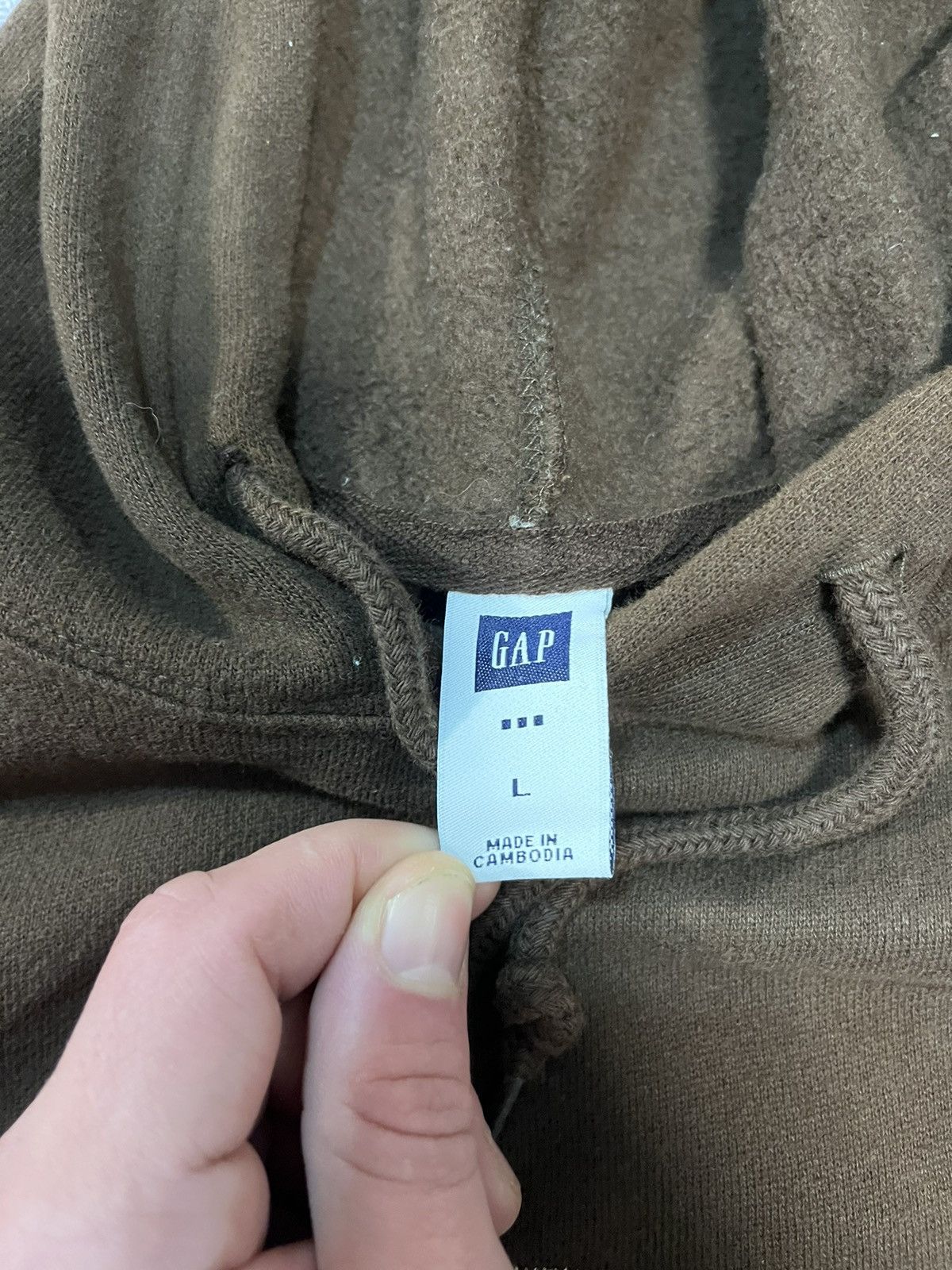 Gap Gap Mens Hoodie Jacket Brown Boogie Logo Baggy Size L Size US L / EU 52-54 / 3 - 5 Thumbnail