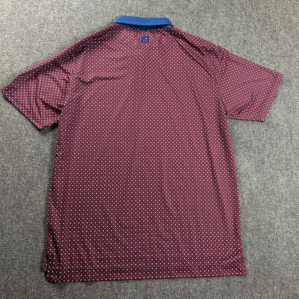 Footjoy Footjoy Polo Shirt Mens XL Geometric Polyester GCC Golf Size US XL / EU 56 / 4 - 7 Thumbnail
