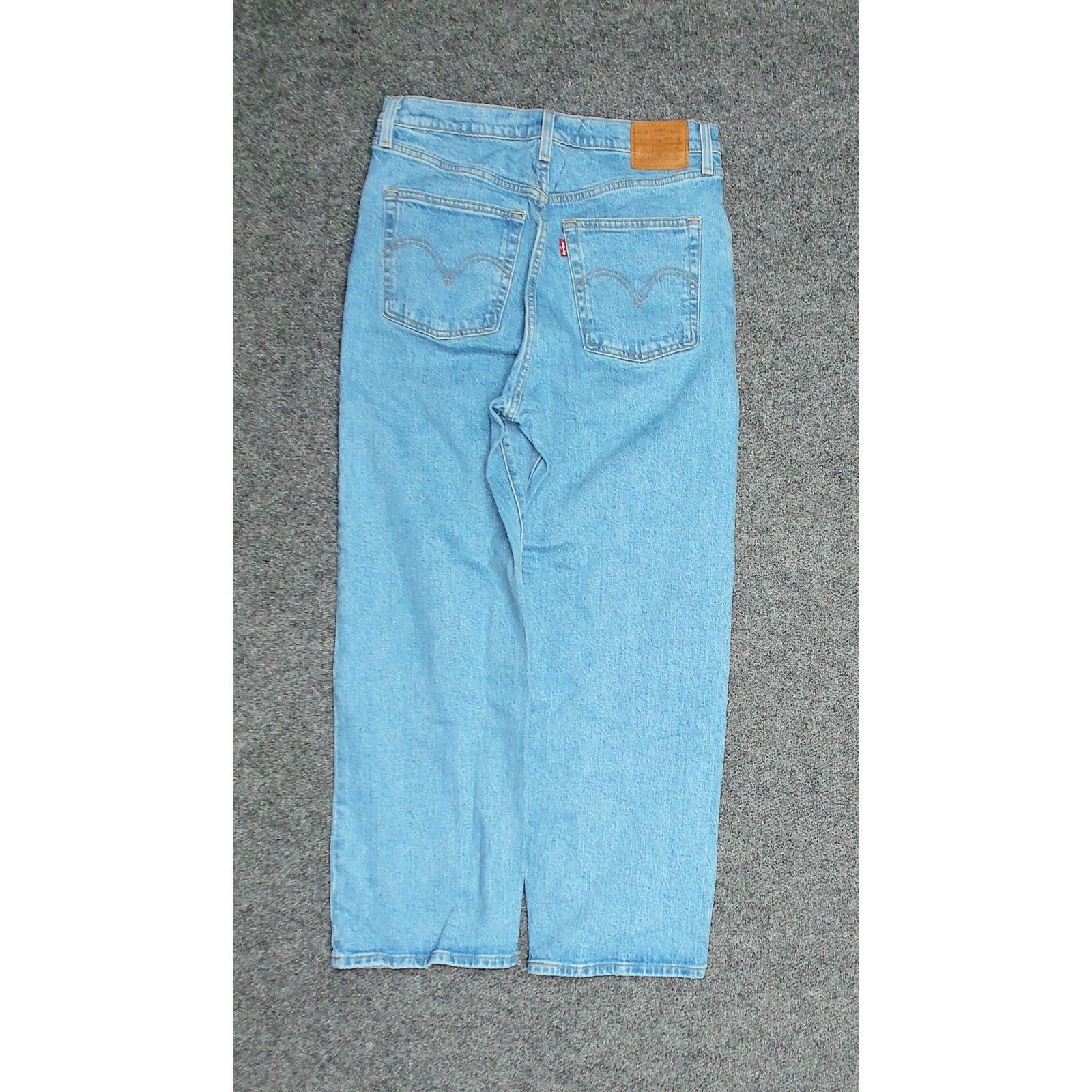 Levi's Levis Premium Ribcage Straight Ankle Light Wash Jeans W30 Size 27" / US 4 / IT 40 - 4 Thumbnail