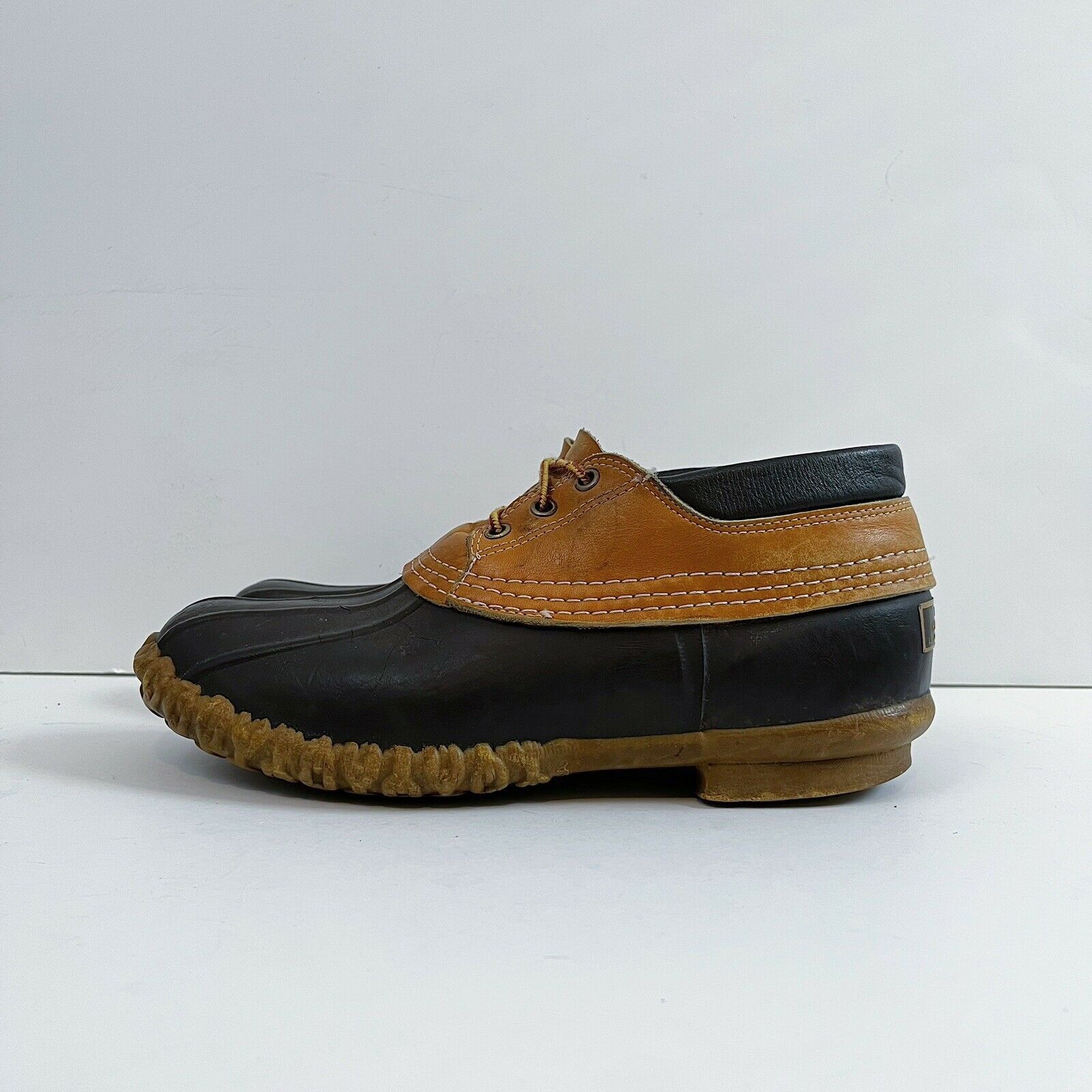 L.L. Bean 1950s LL Bean Maine Hunting Shoes Boots Shearling Wool Size US 9 / EU 42 - 1 Thumbnail