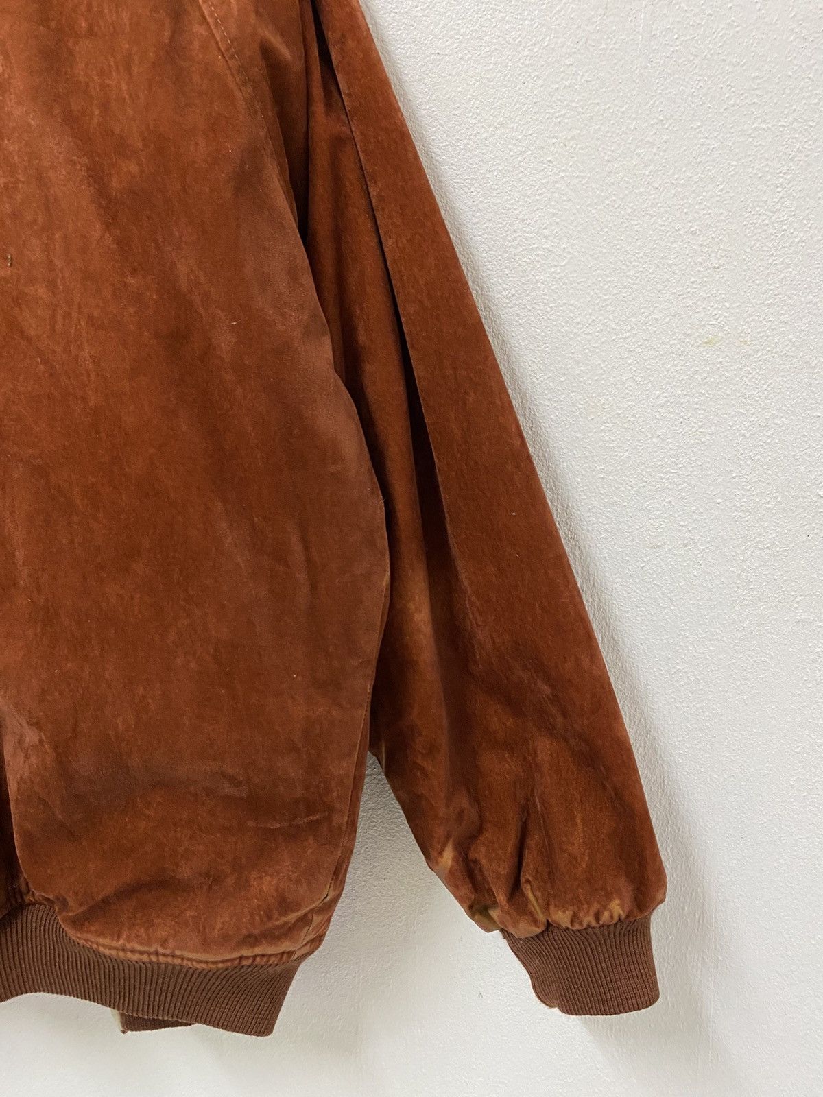 Japanese Brand Vintage Japanese Acrylic Bomber Jacket Brown Made in Japan Size US M / EU 48-50 / 2 - 8 Thumbnail