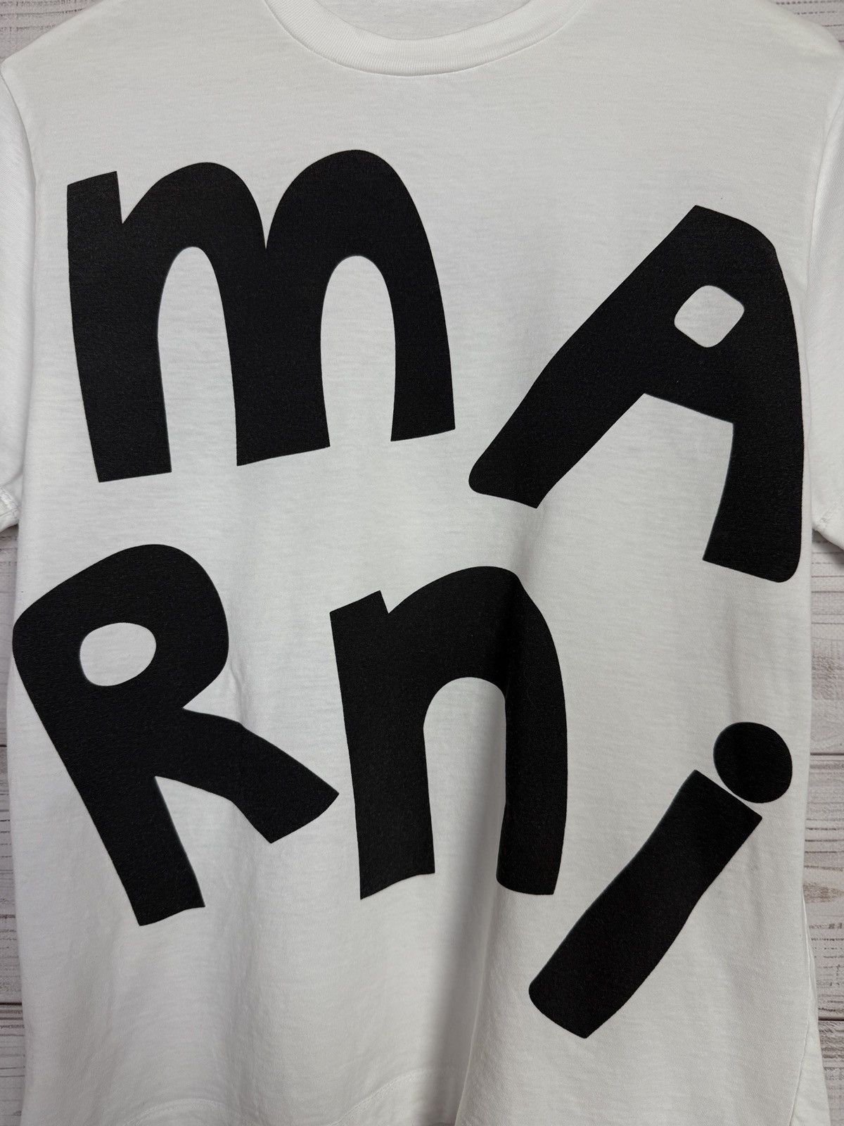 Marni Marni Luxury tee big over print logo Size US S / EU 44-46 / 1 - 3 Thumbnail