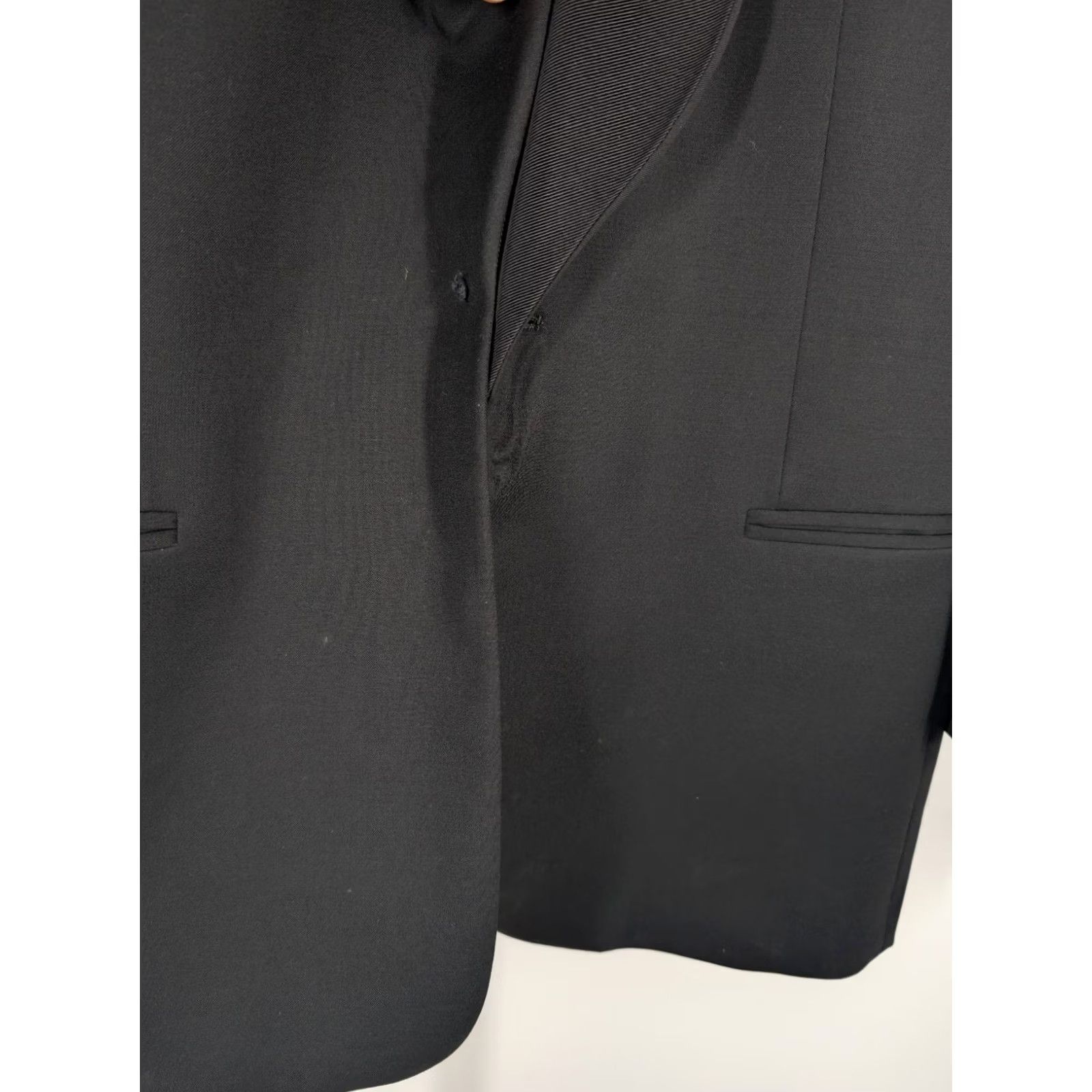 Giorgio Armani Giorgio Armani Tuxedo Jacket Shawl Lapel Size 52 Black Men Formal Suit Jacket 42 Chest Regular Length Italy Emporio Size 42R - 5 Thumbnail