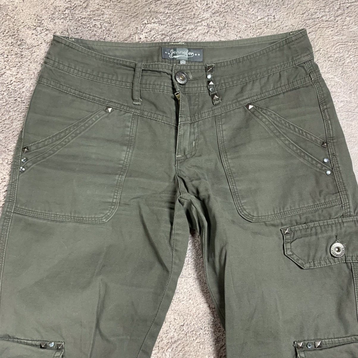 Vintage Vintage 90s Baggy Cargo Pants Parachute Flared Streetwear 27 Size 27" / US 4 / IT 40 - 3 Thumbnail