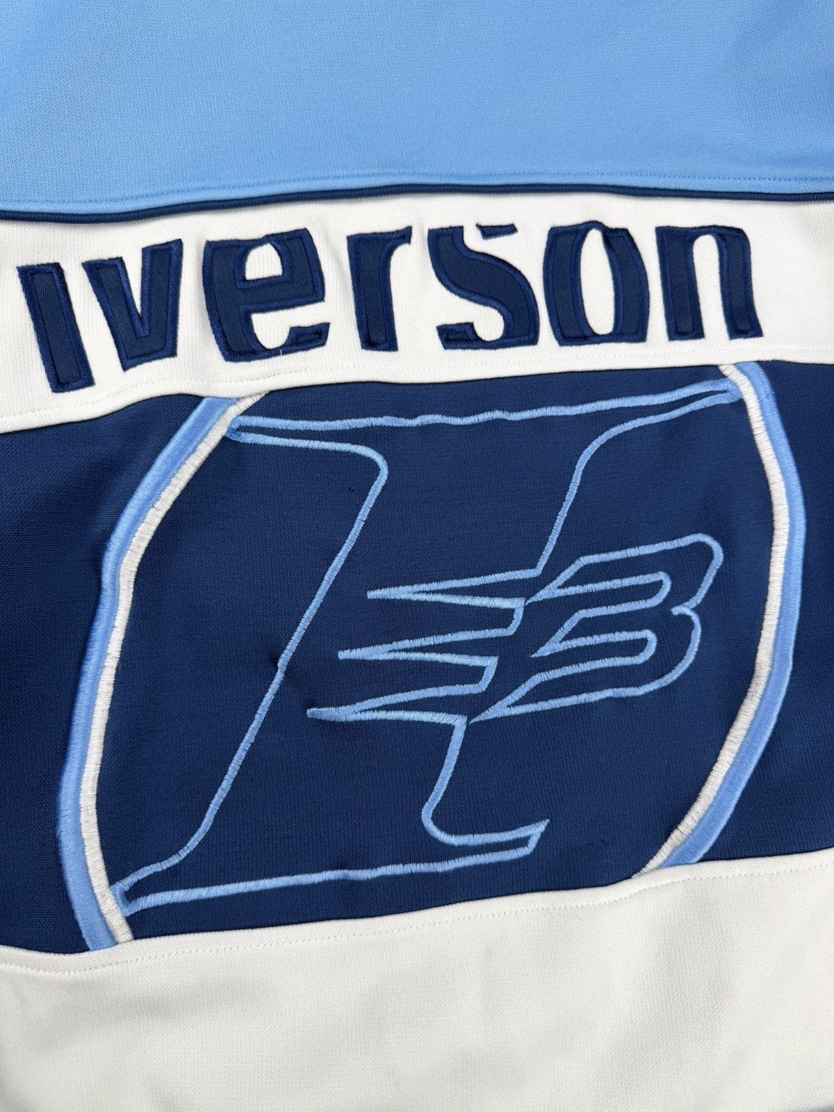 Vintage Vintage Reebok Iverson Jersey Long Sleeve Blue Size M Y2K Size US M / EU 48-50 / 2 - 5 Thumbnail