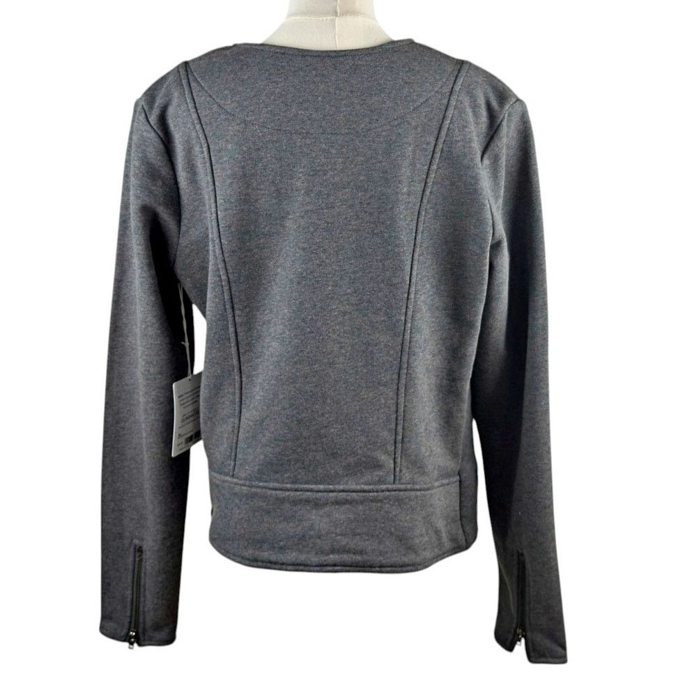 Athleta Athleta Belvedere Asymmetrical Moto Quilted Knit Jacket NWT Size XL / US 12-14 / IT 48-50 - 7 Thumbnail