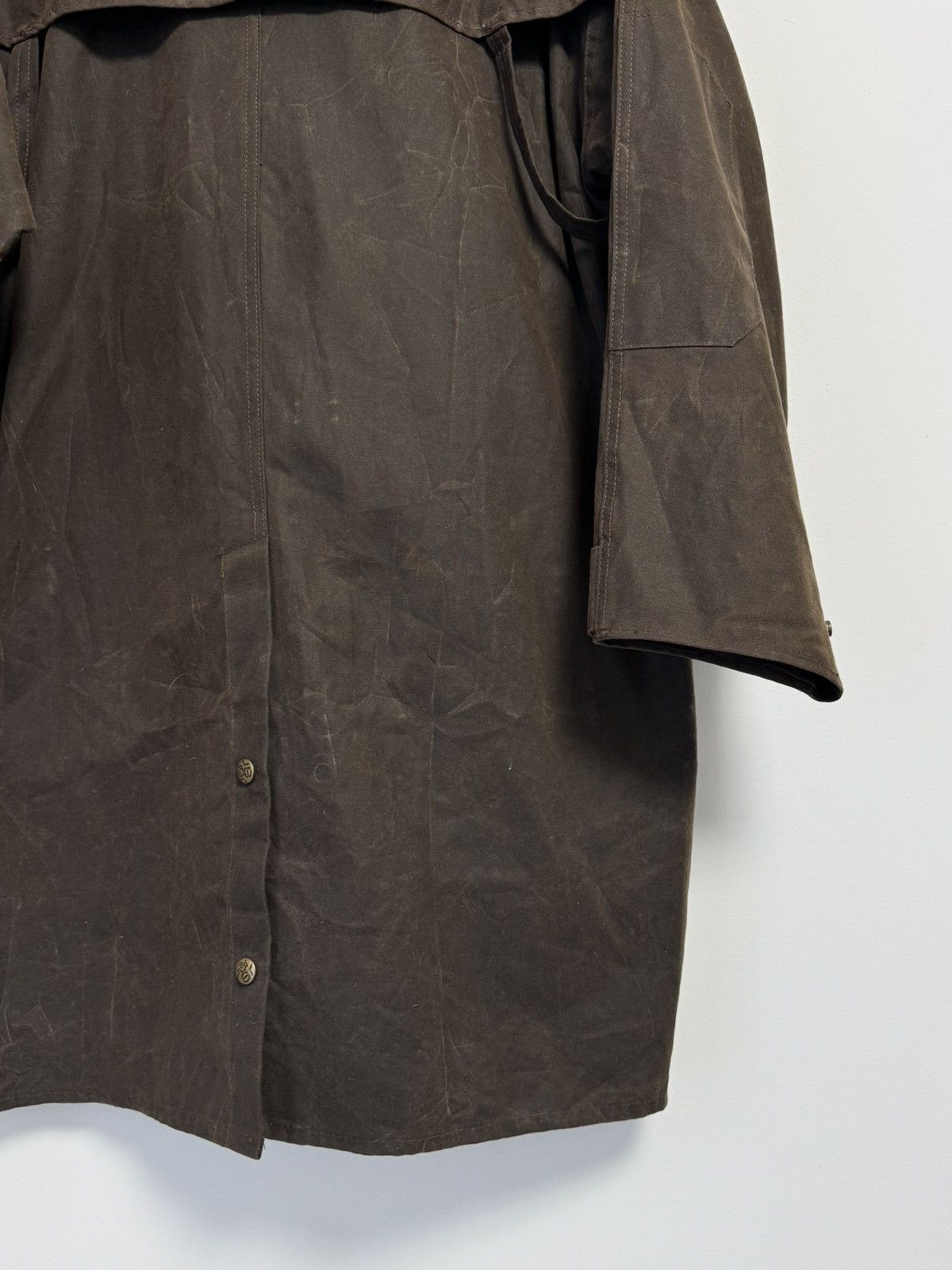 Other Burke Wills vintage wax waxed cotton short weatherall jacket Size US M / EU 48-50 / 2 - 20 Thumbnail