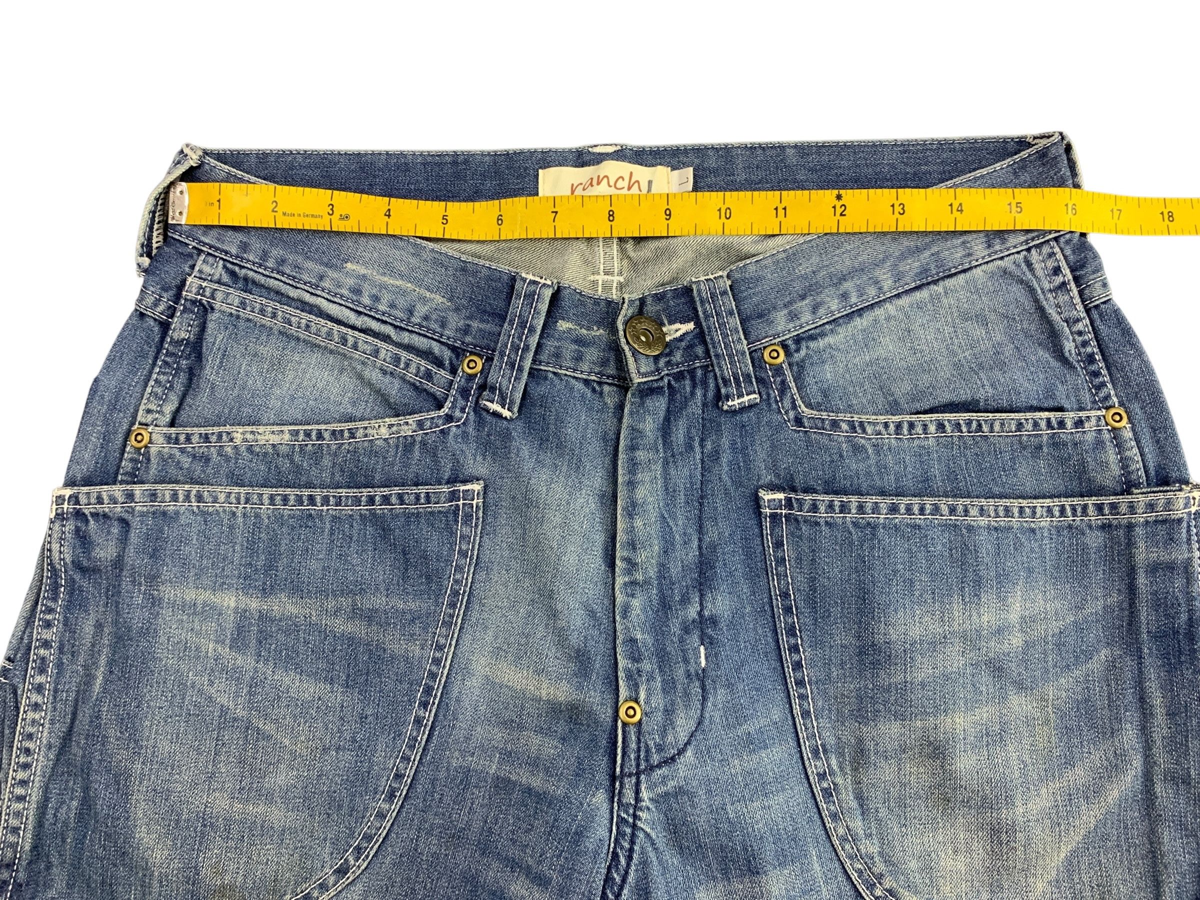 Japanese Brand Ranch Carpenter Workwear Dungarees Japanese Jeans Size 32 Size US 32 / EU 48 - 12 Thumbnail