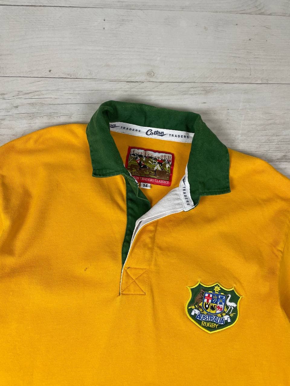 Cotton Traders Vintage Cotton Traders AUSTRALIA RUGBY Long Sleeve Shirt 80s Size US M / EU 48-50 / 2 - 6 Thumbnail